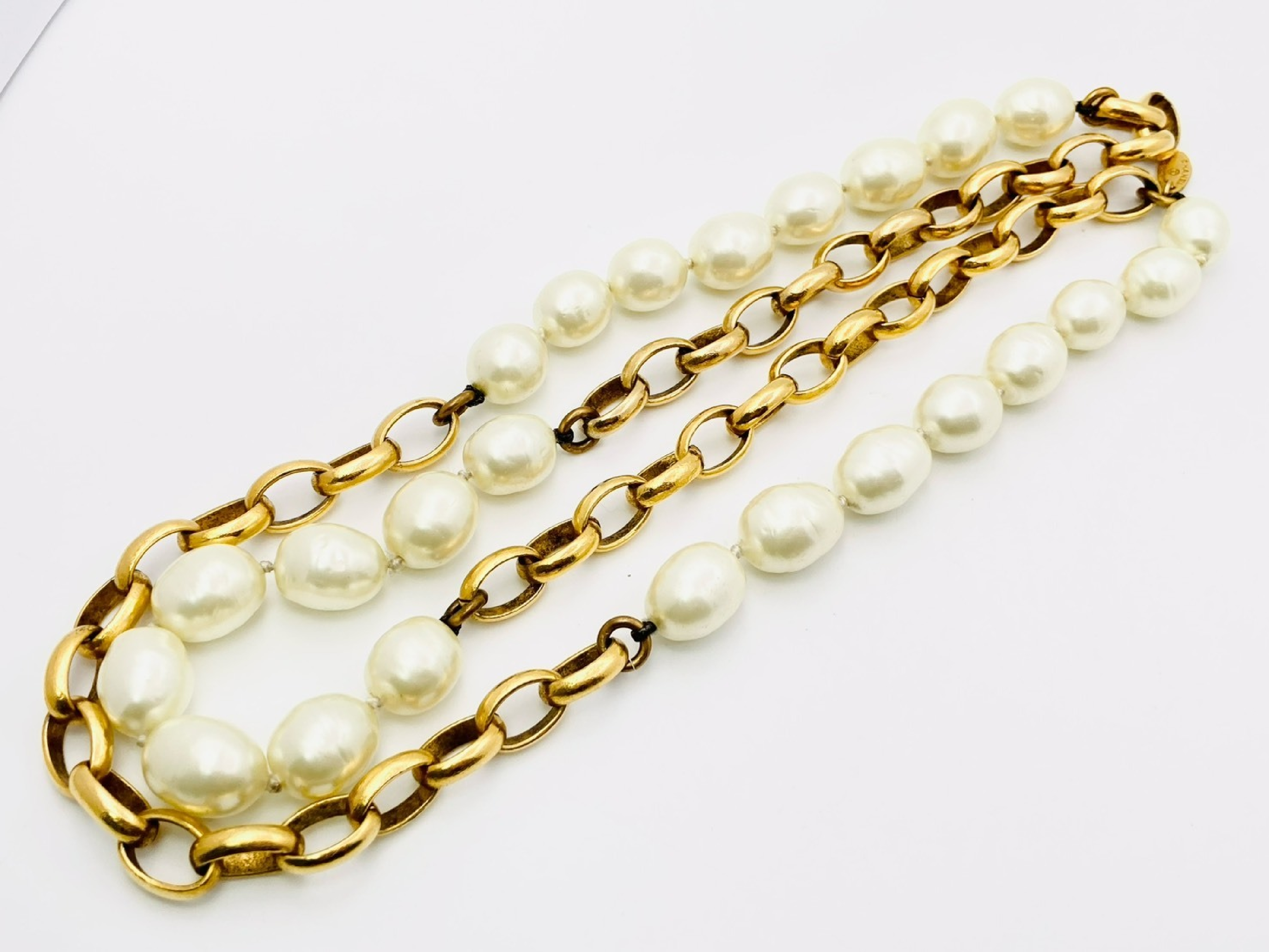 Faux Pearl Long Necklace (with comments) — view 2