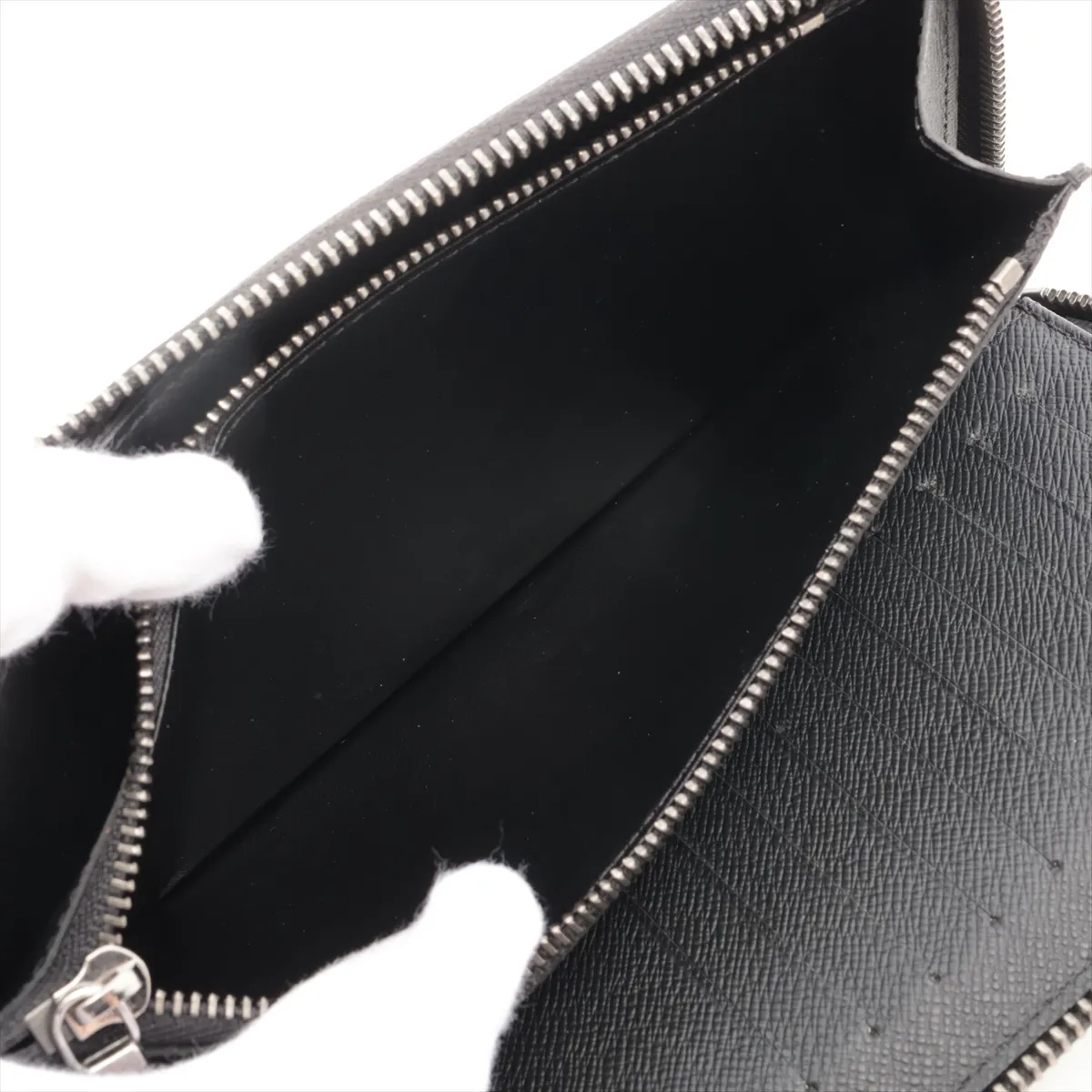 Monogram Eclipse Zippy Wallet Vertical M62295 Noir Round Zip Wallet (RFID detected) — view 6