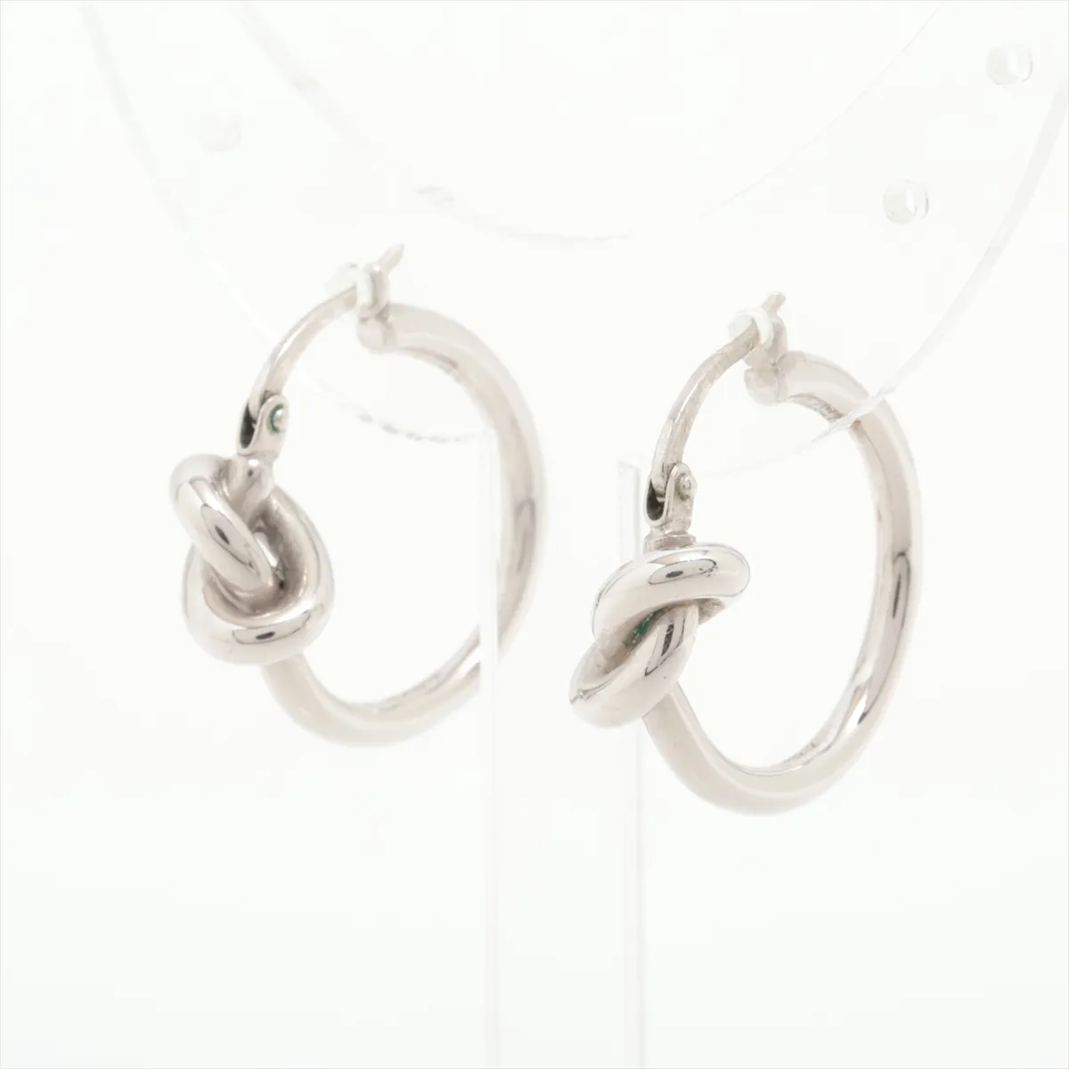 Knot FCA3212 Earrings (for both ears) GP Silver