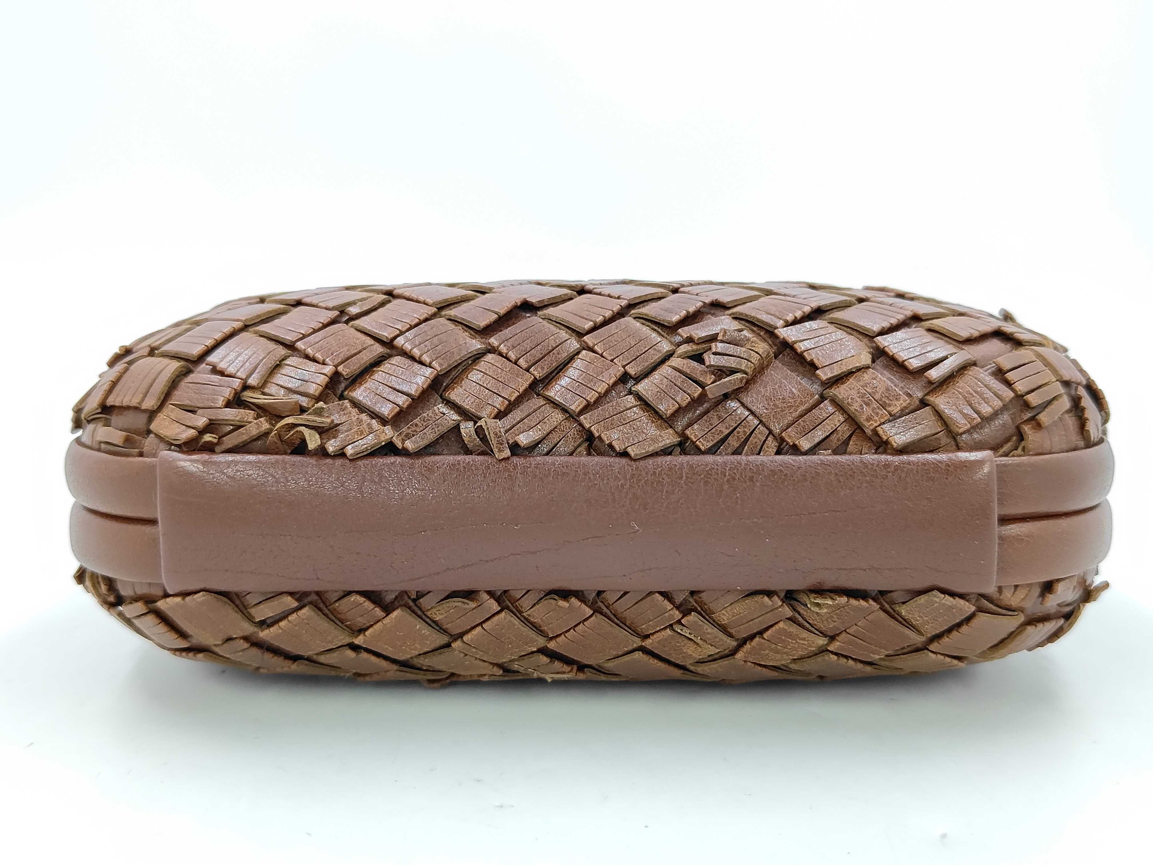 Intrecciato Fringe Knot Clutch Handbag — view 3