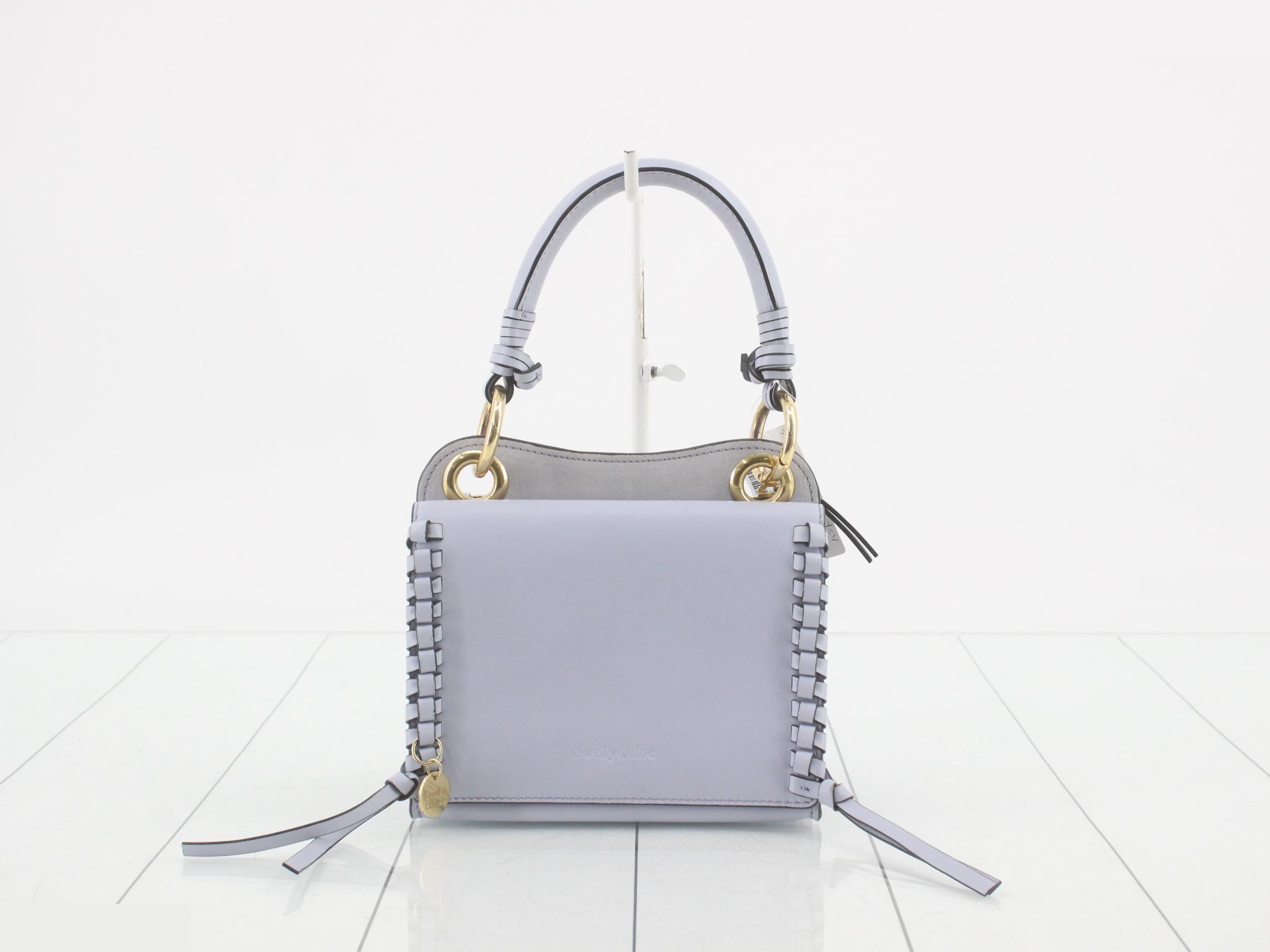 See by Chloé (Bag) - Tilda Leather Handbag, Light Blue