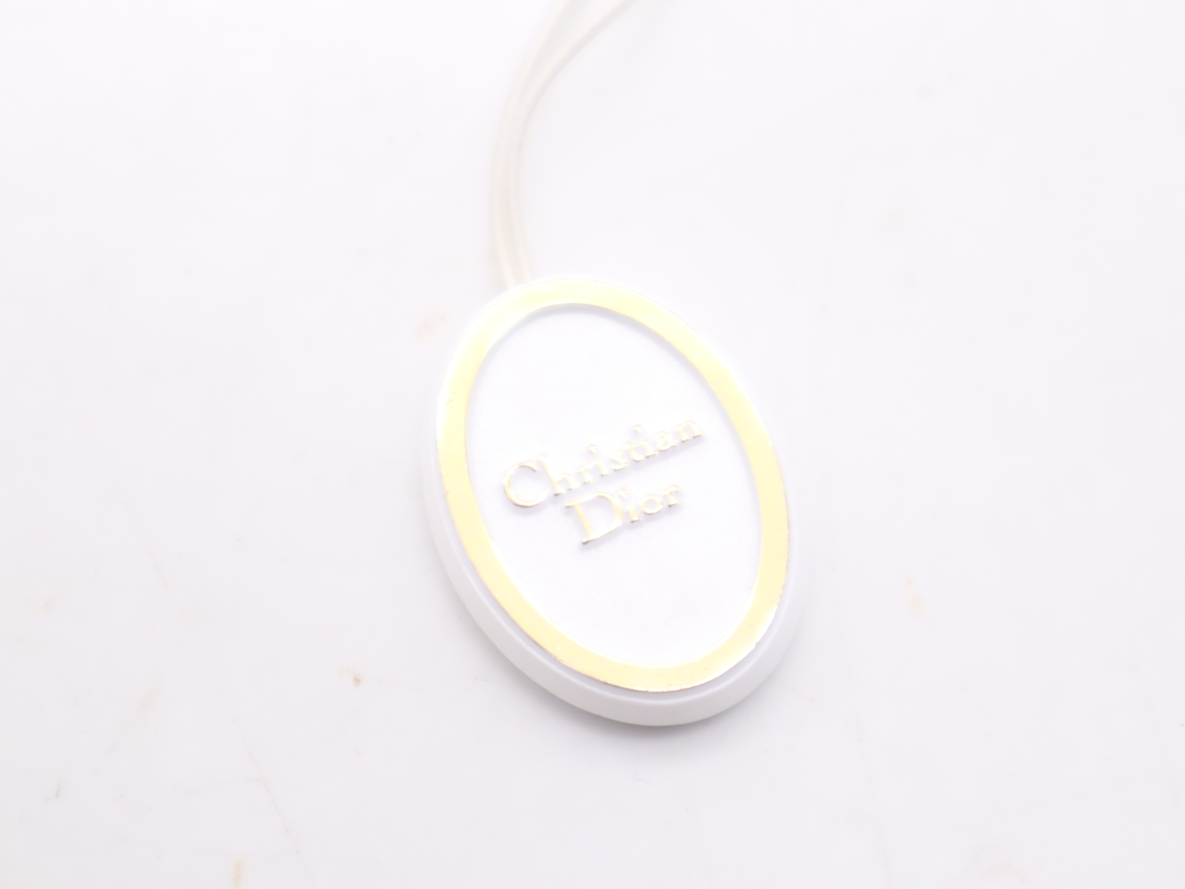 CD Logo Twist Necklace GP Necklace — view 9
