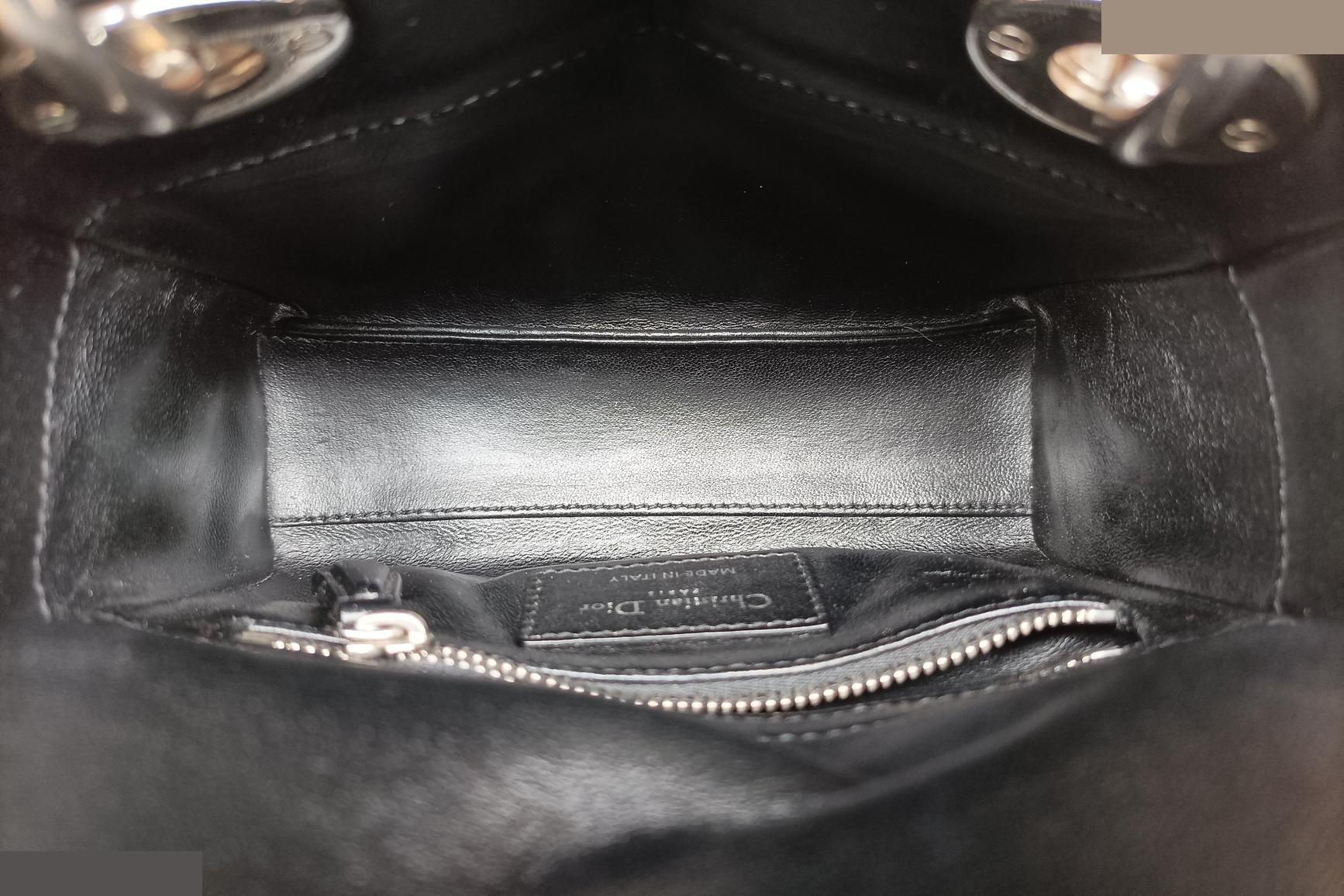 Lady Dior sequin x leather multicolor — view 6
