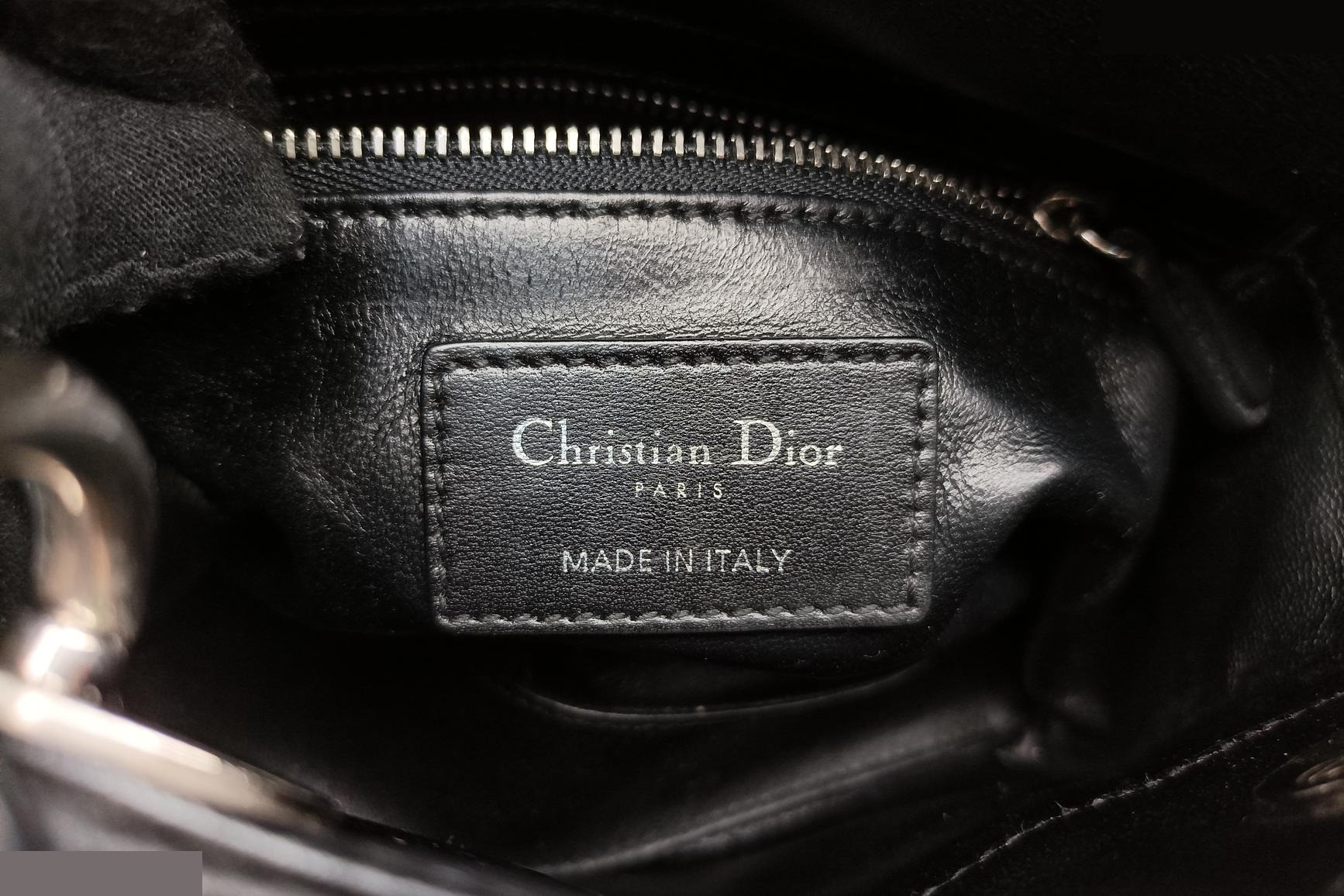 Lady Dior sequin x leather multicolor — view 7