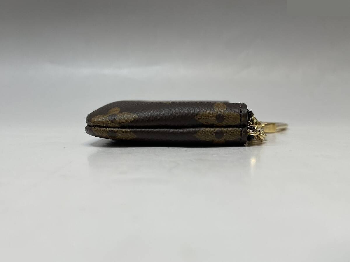 Monogram Pochette Clé Coin Case, Brown — view 5