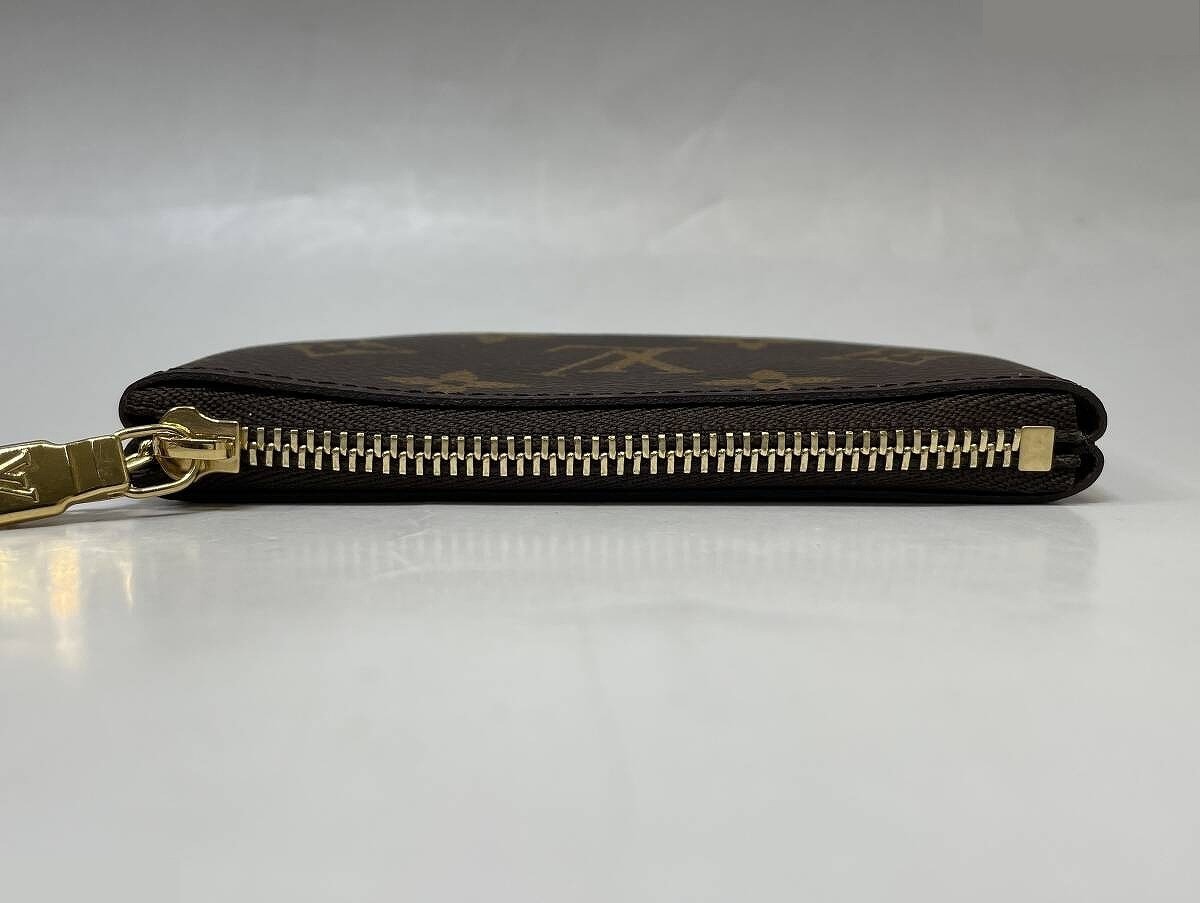 Monogram Pochette Clé Coin Case, Brown — view 6