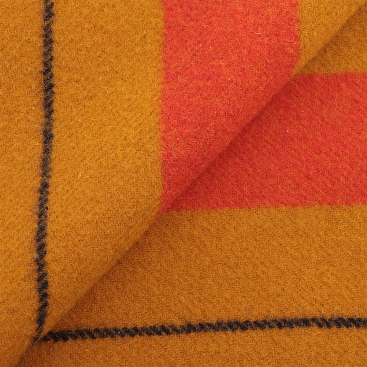 Rocabar Scarf, Wool, Mustard, — view 2