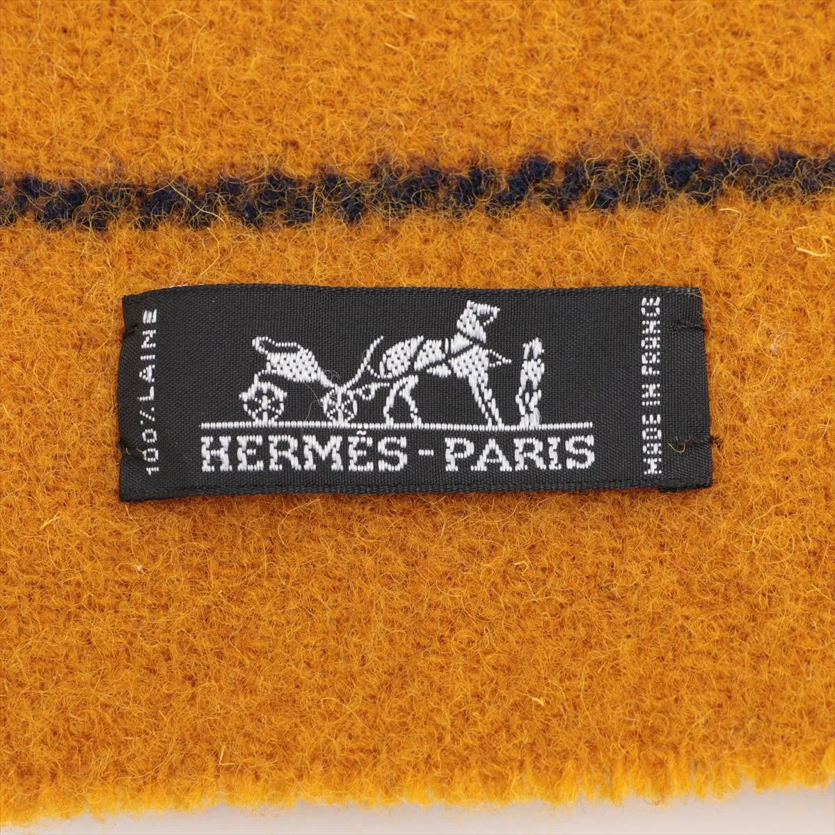 Rocabar Scarf, Wool, Mustard, — view 3