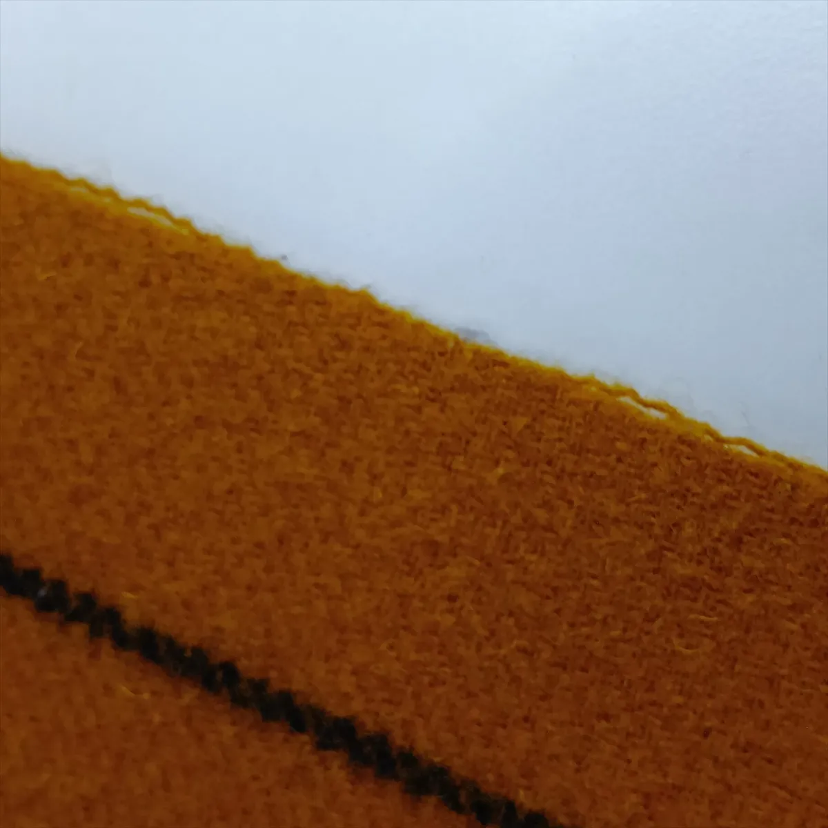 Rocabar Scarf, Wool, Mustard, — view 4