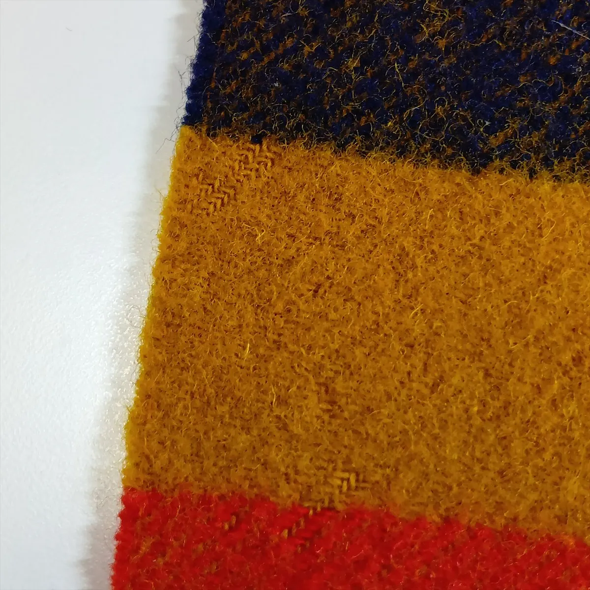 Rocabar Scarf, Wool, Mustard, — view 5