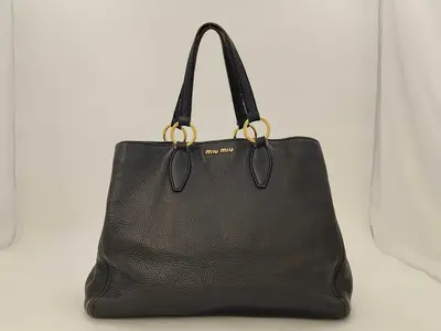 Black Calfskin Handbag