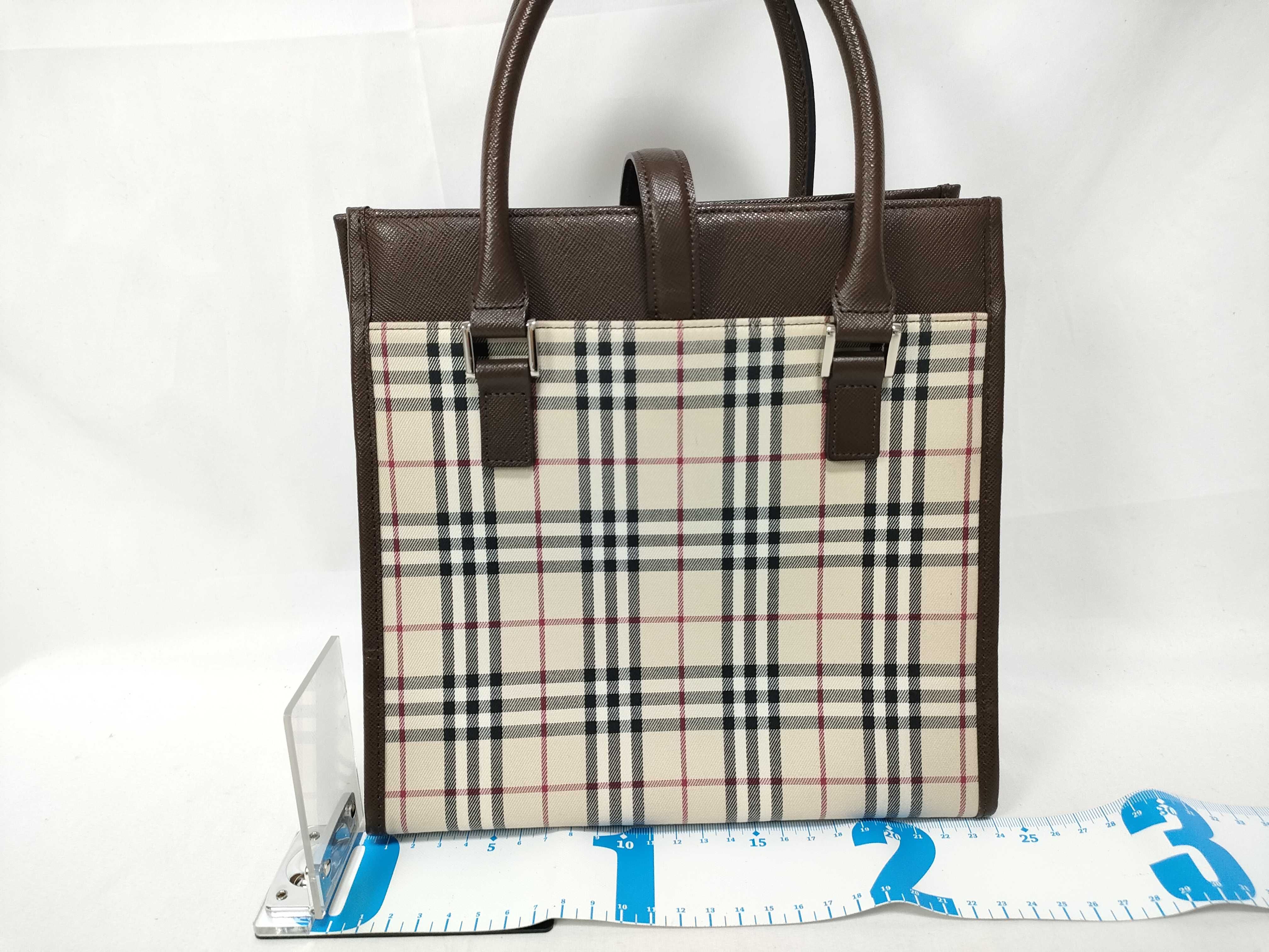 Nova Check Handbag (Brown) — view 2