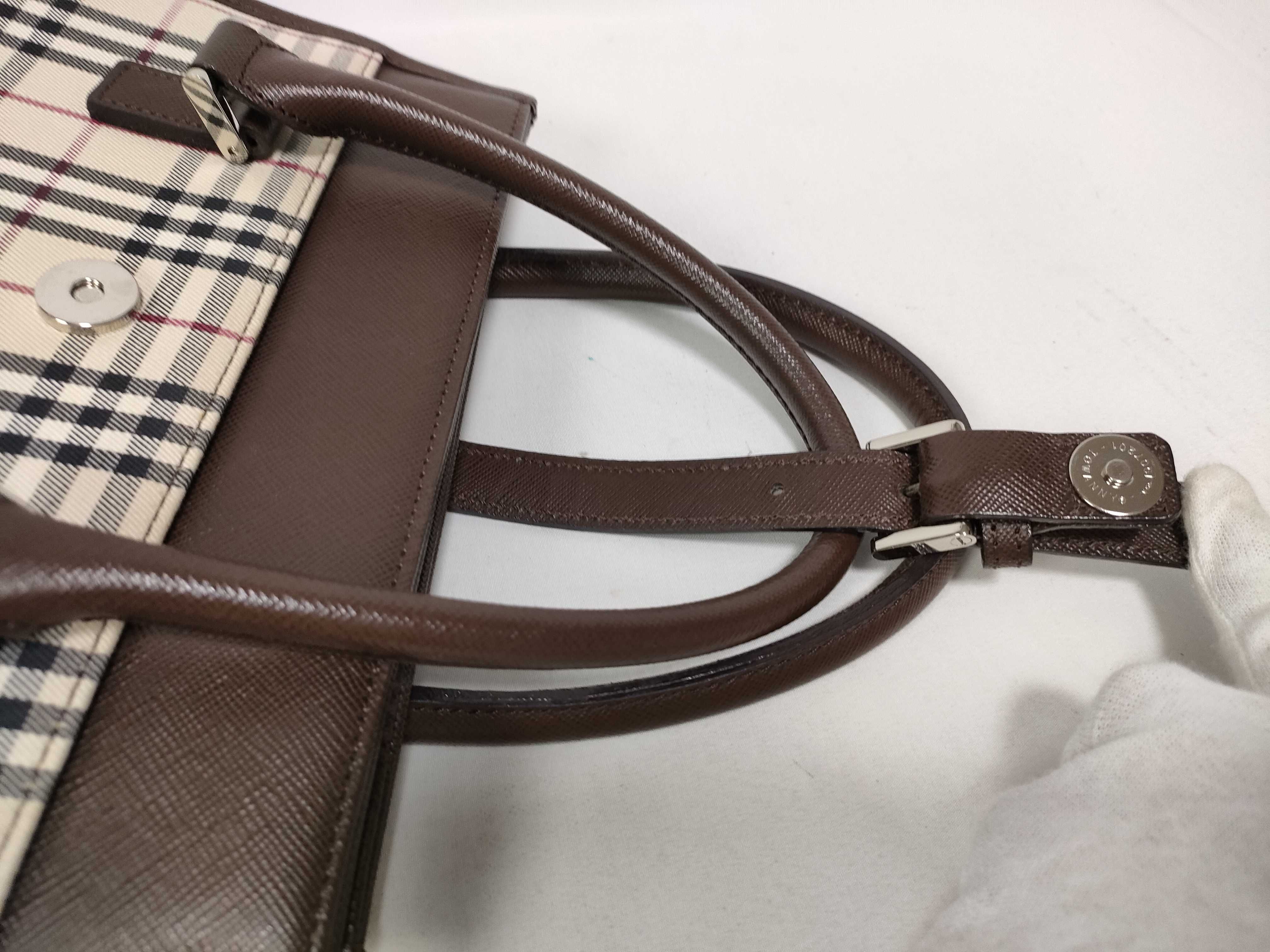 Nova Check Handbag (Brown) — view 11