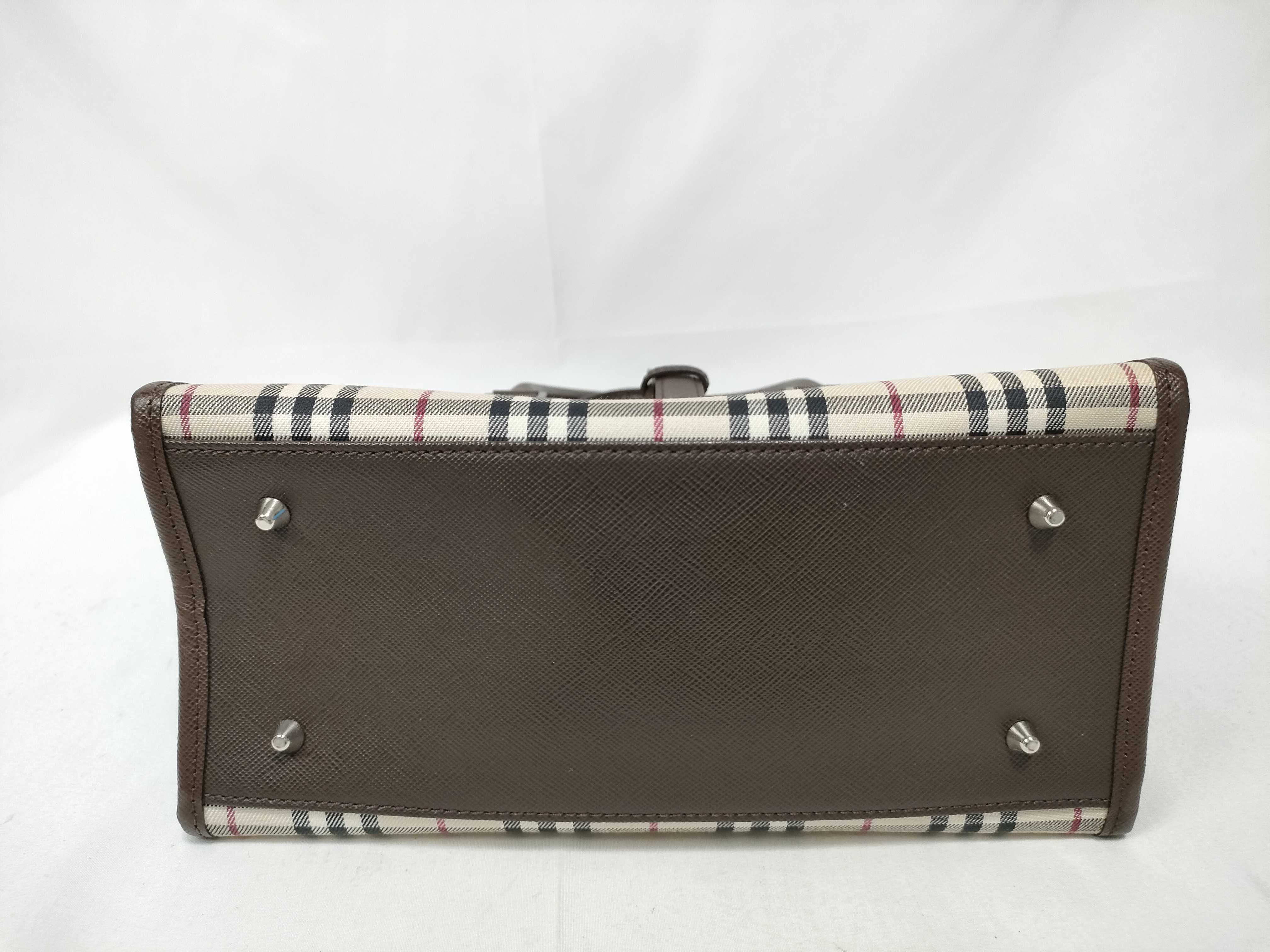 Nova Check Handbag (Brown) — view 3
