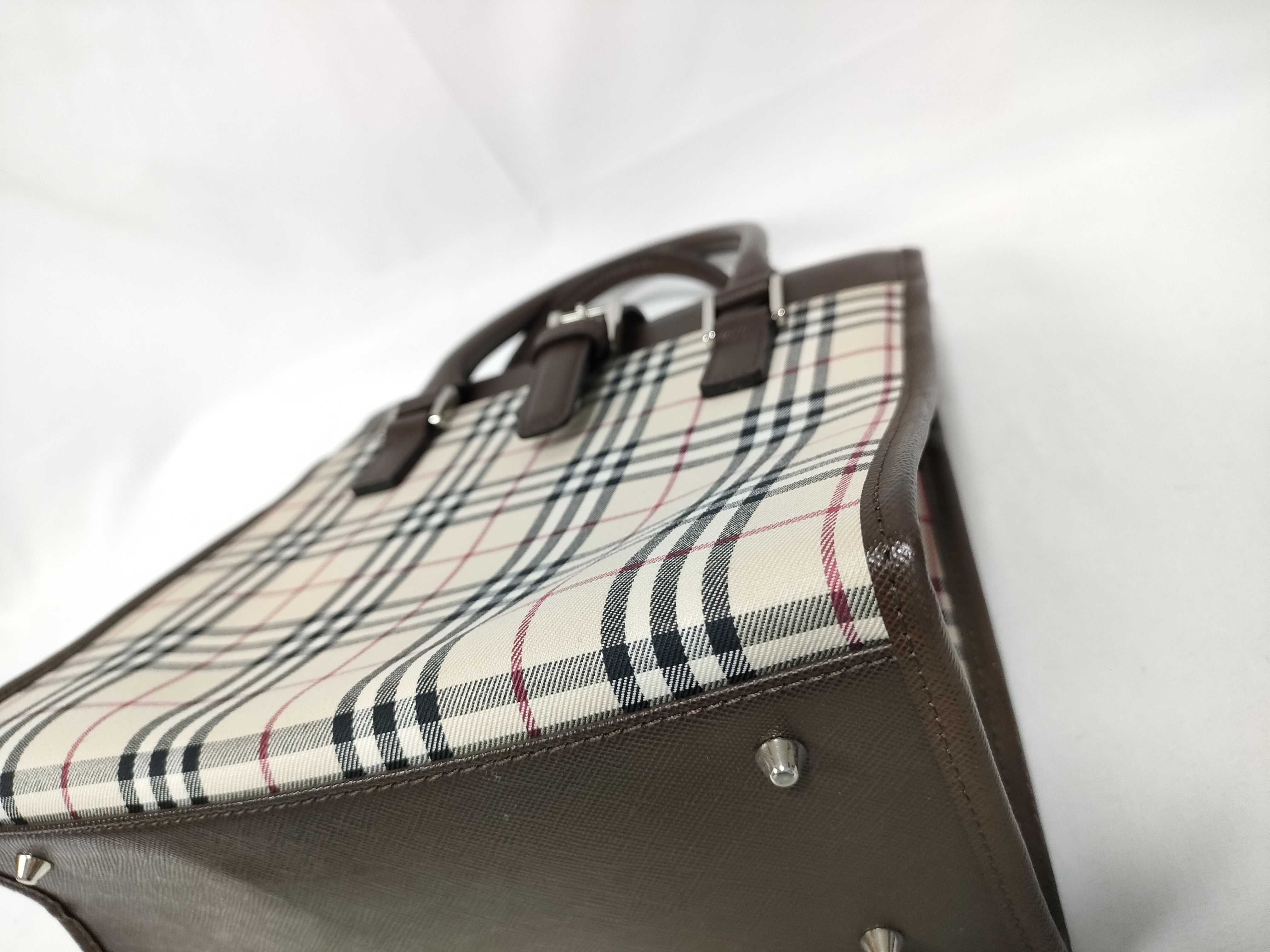 Nova Check Handbag (Brown) — view 4
