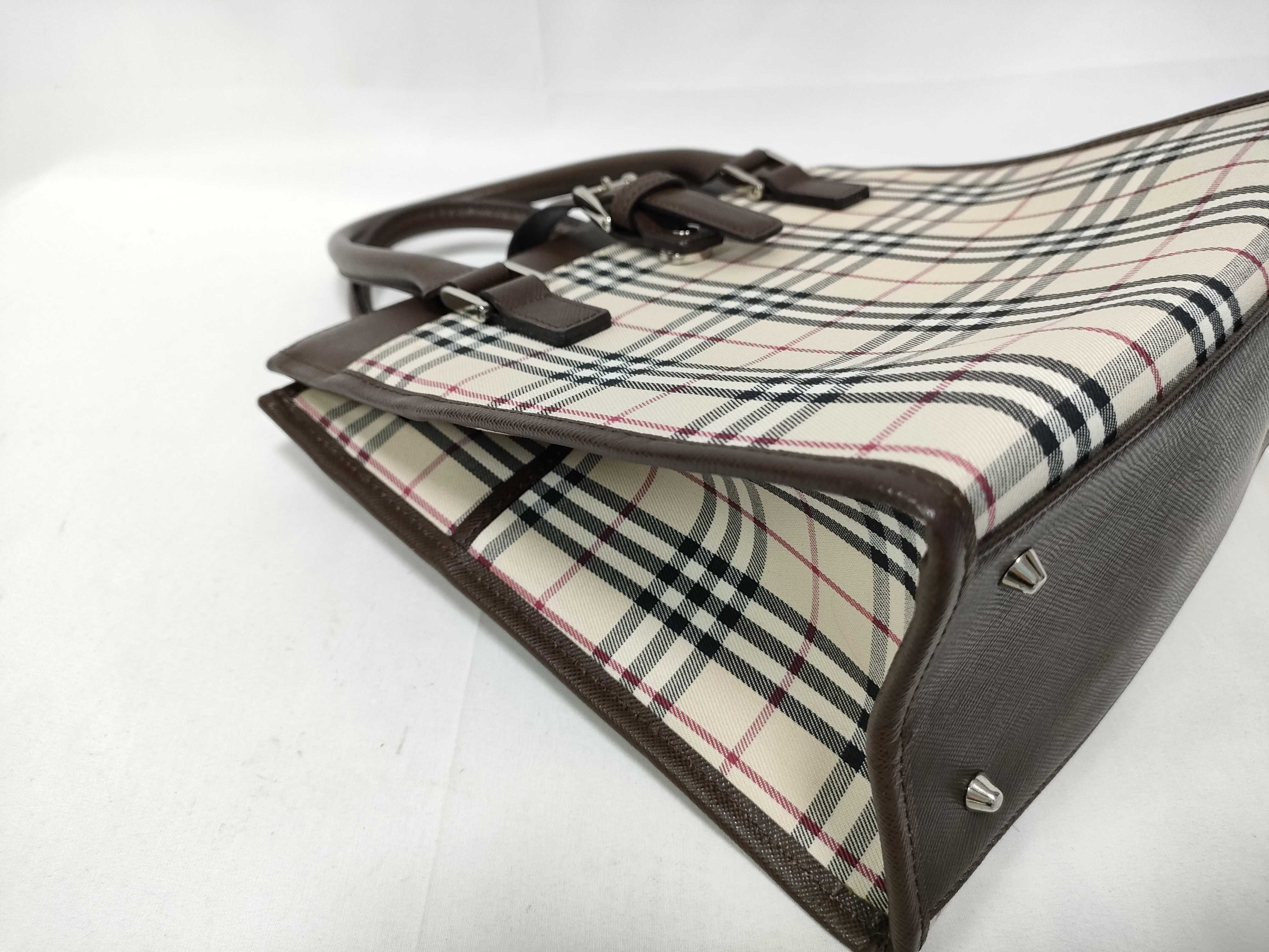 Nova Check Handbag (Brown) — view 5