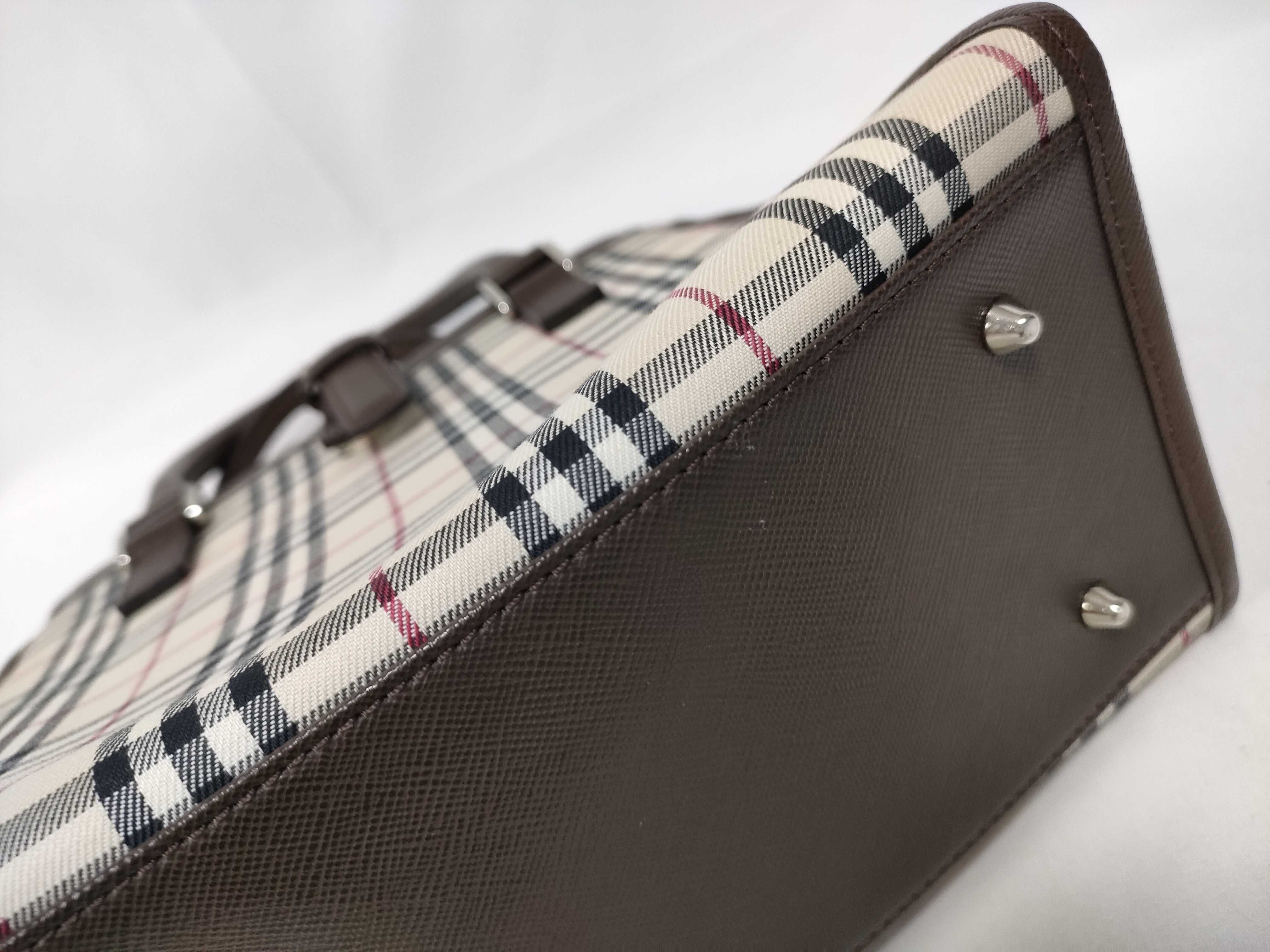 Nova Check Handbag (Brown) — view 6