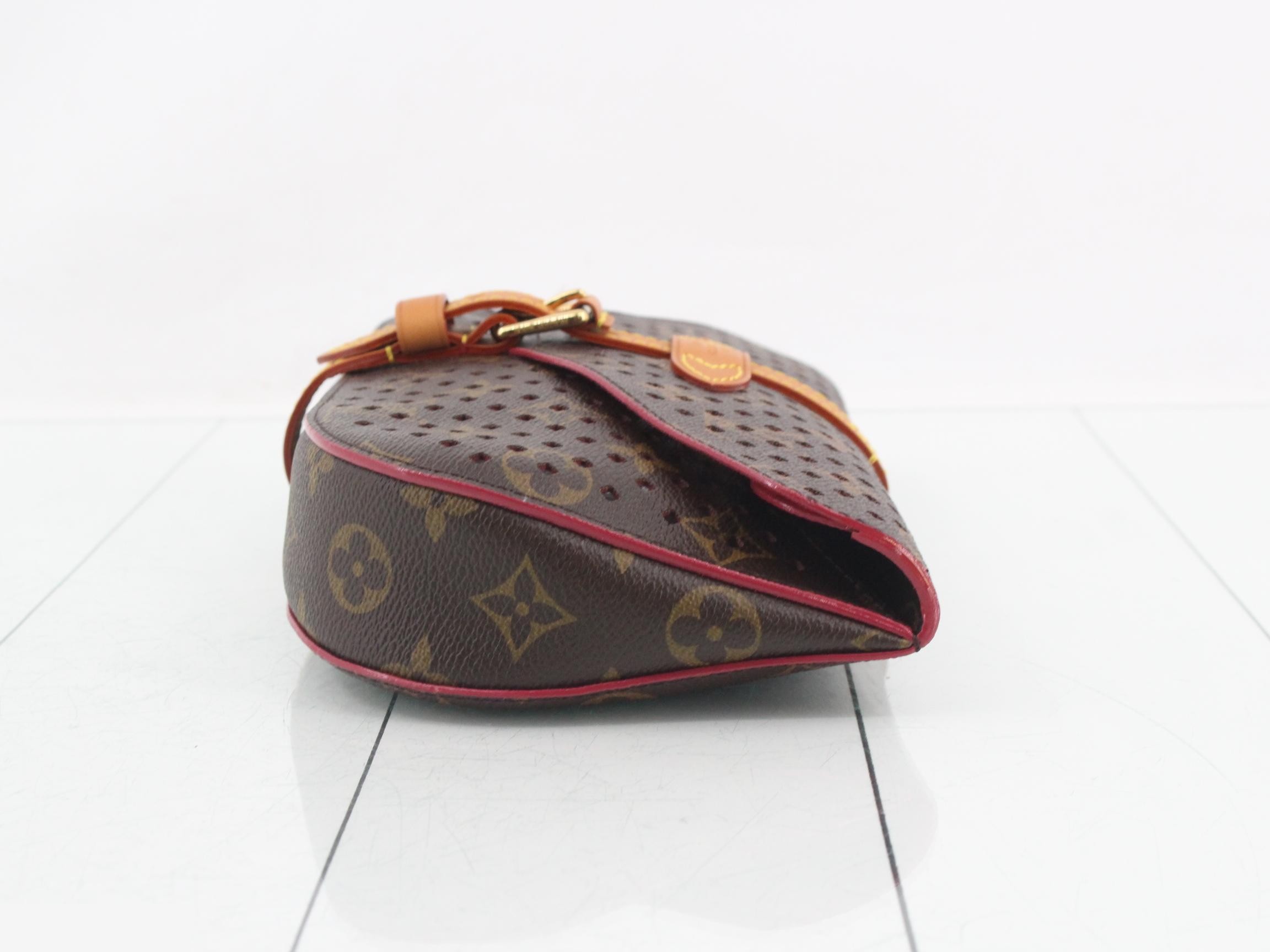 Monogram Perfo Saumur Clutch — view 3