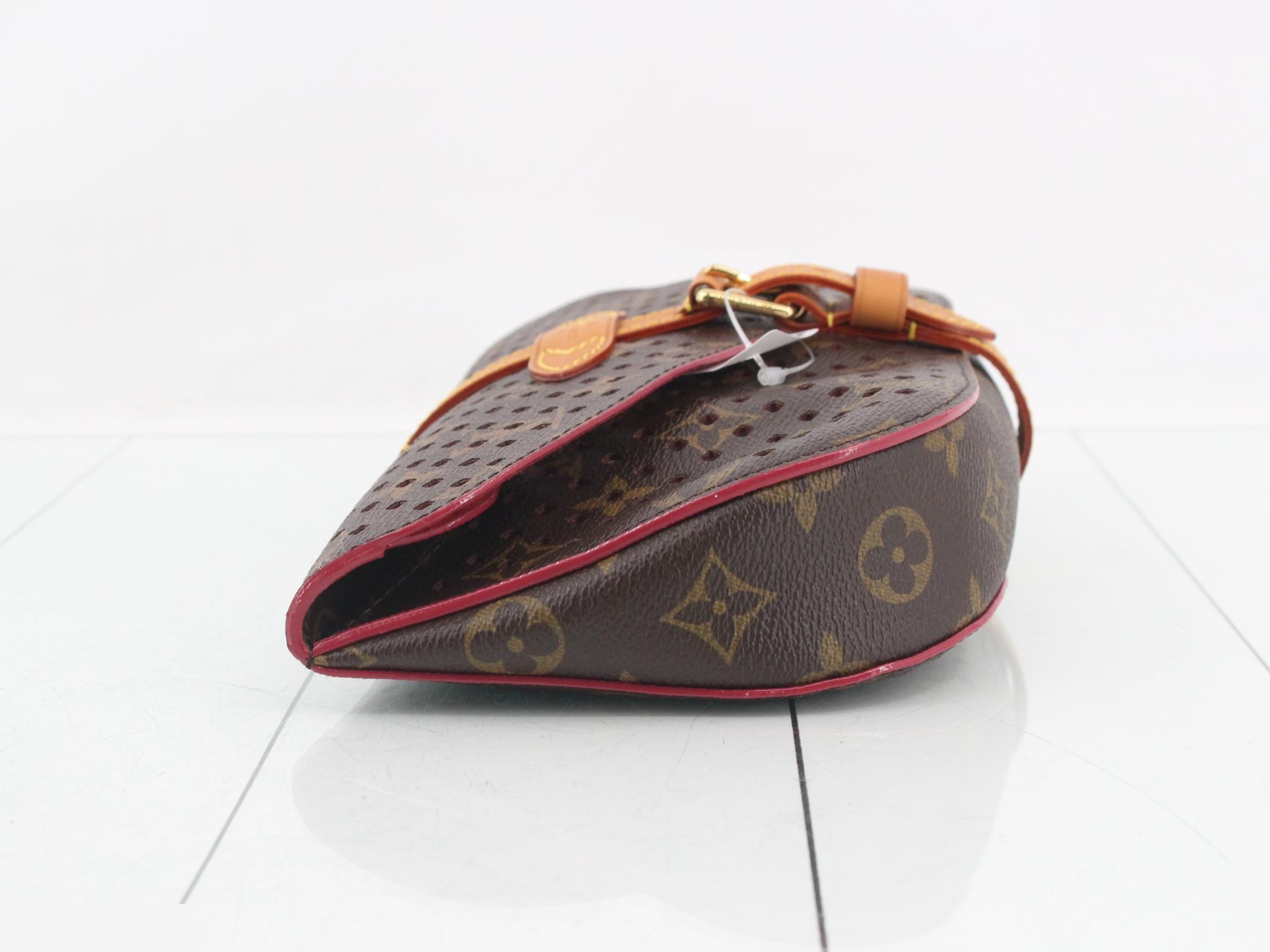 Monogram Perfo Saumur Clutch — view 4