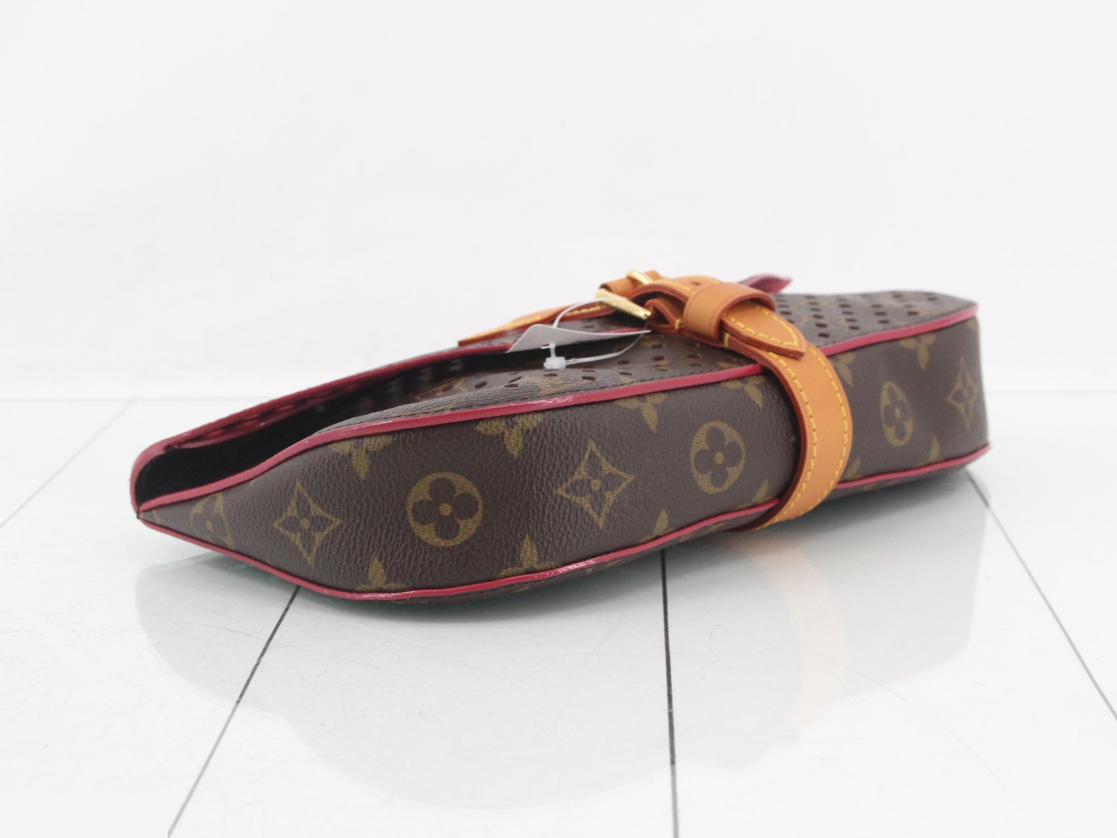 Monogram Perfo Saumur Clutch — view 5