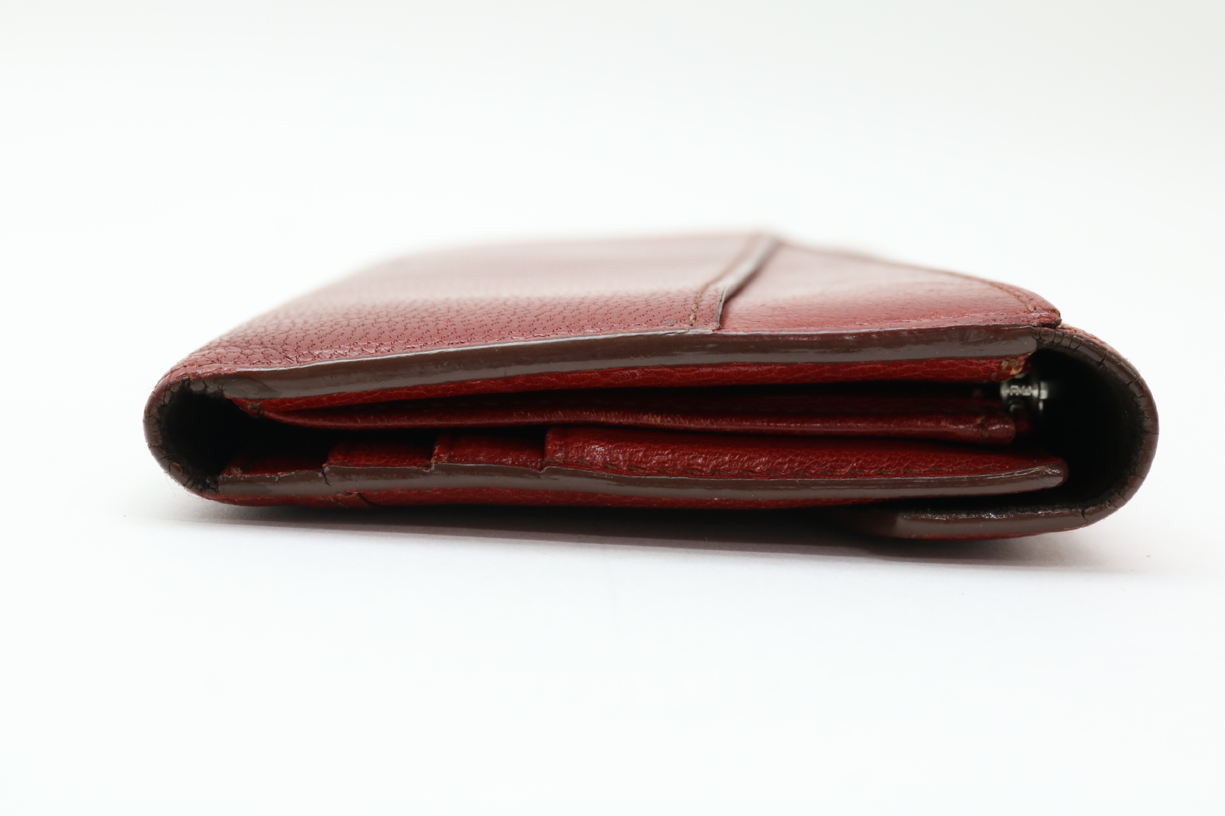 Must Bordeaux Tri-fold Long Wallet — view 4