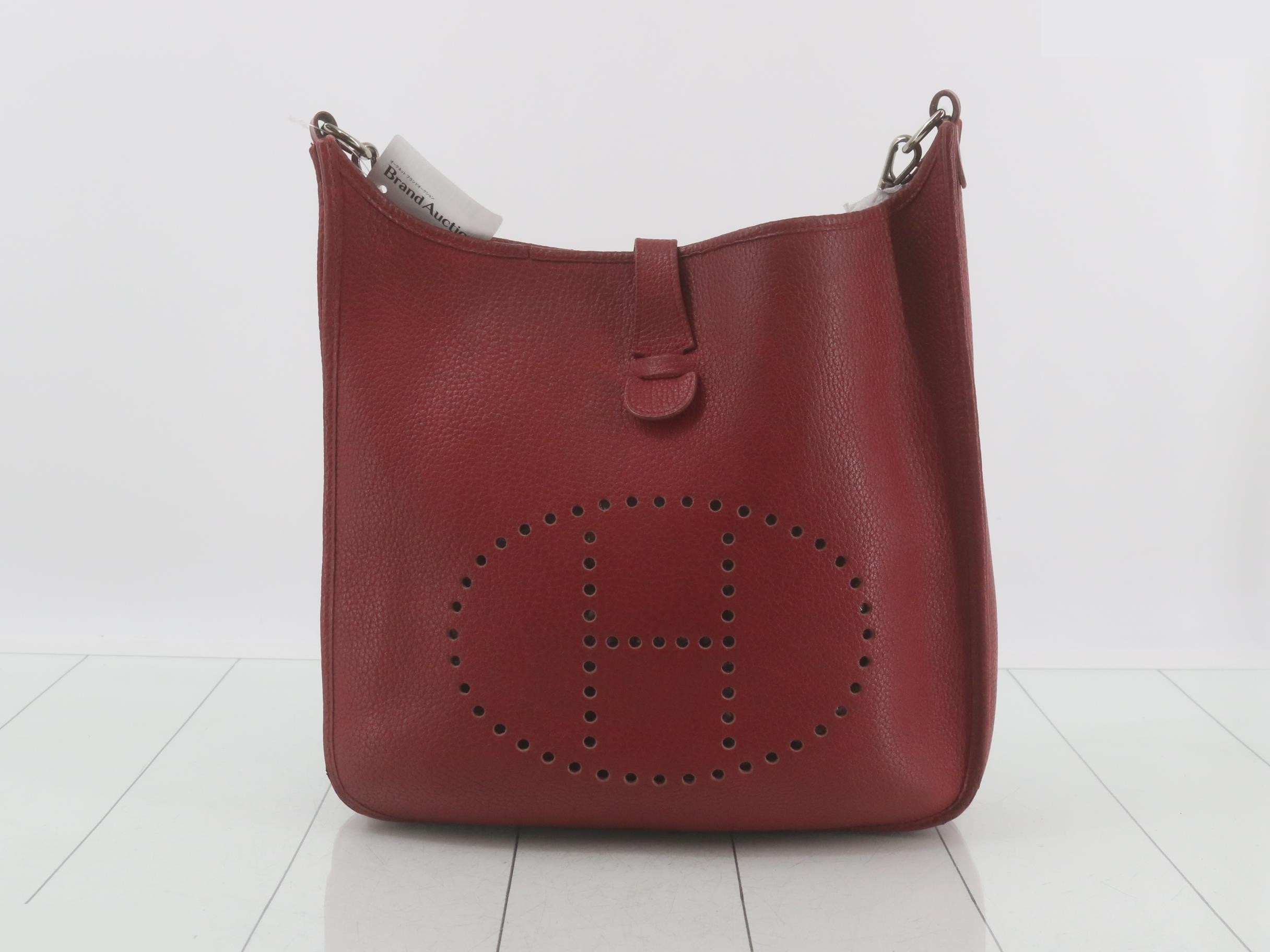Evelyn Red with Silver Hardware