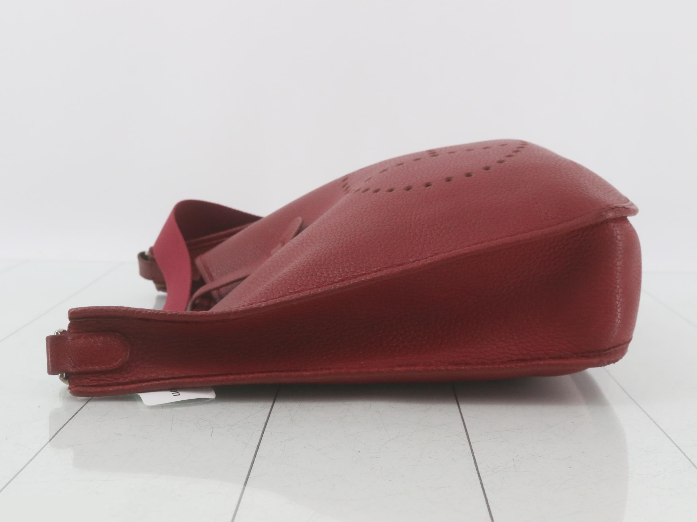 Evelyn Red with Silver Hardware — view 4