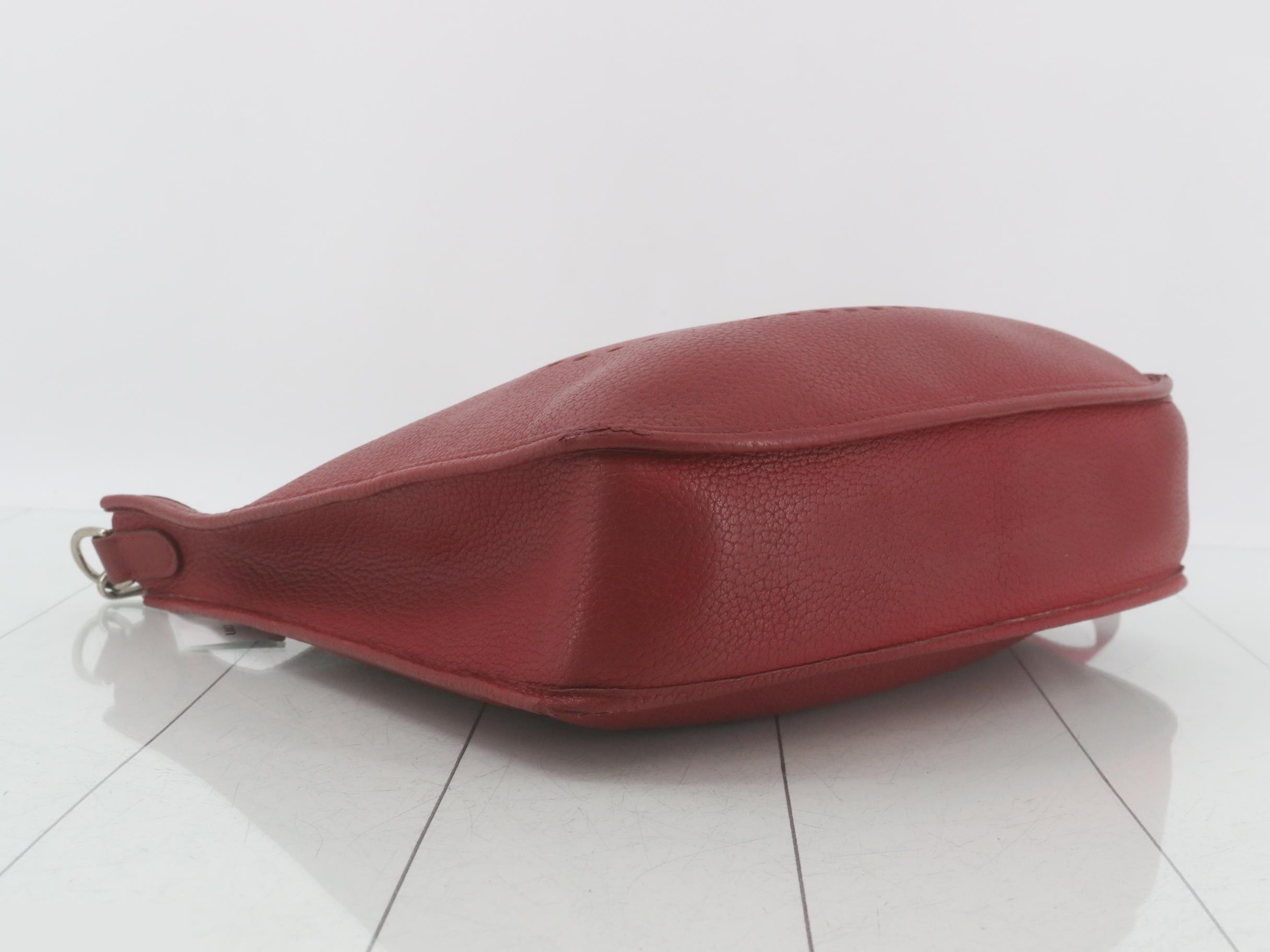 Evelyn Red with Silver Hardware — view 5