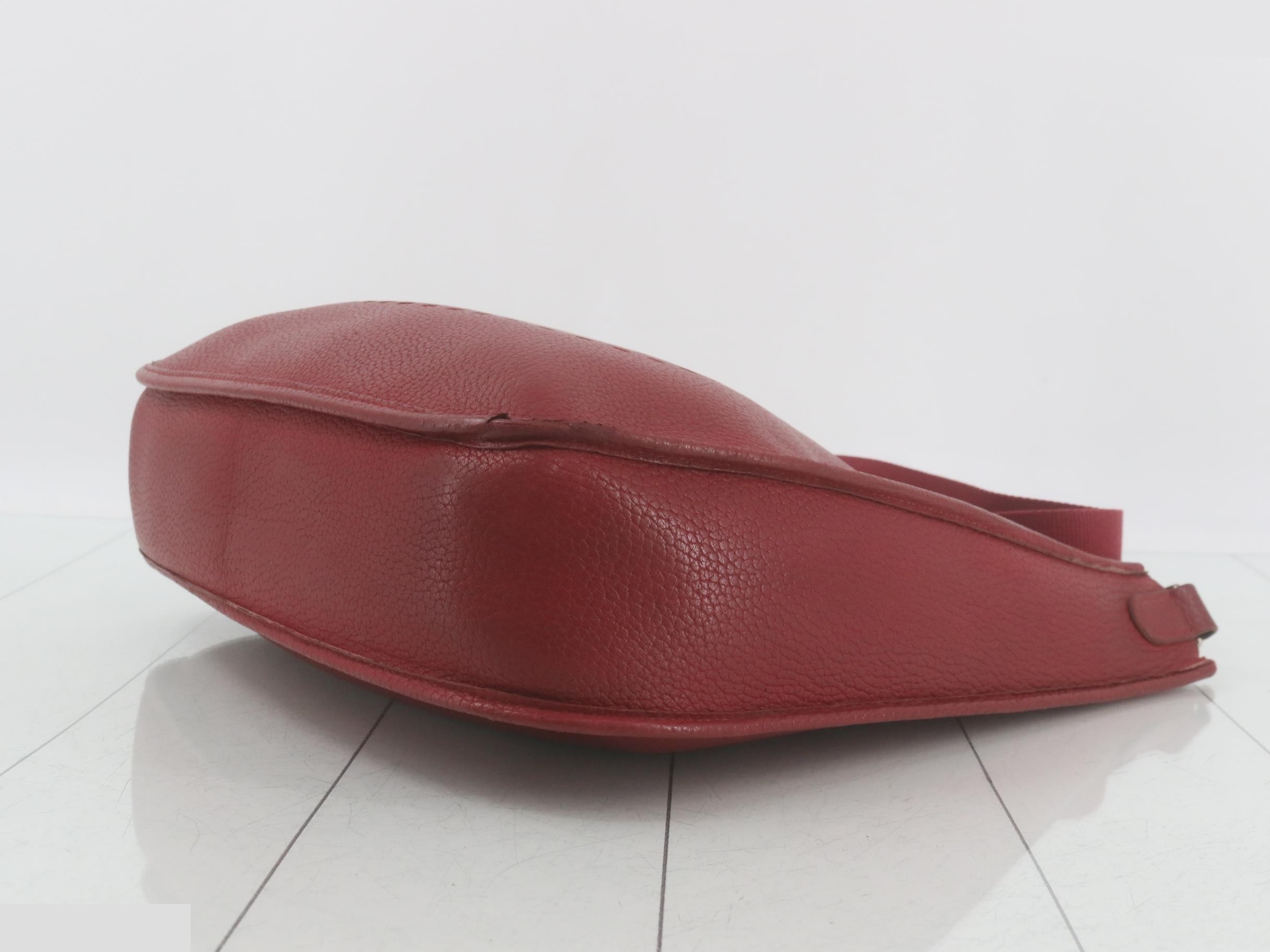 Evelyn Red with Silver Hardware — view 6