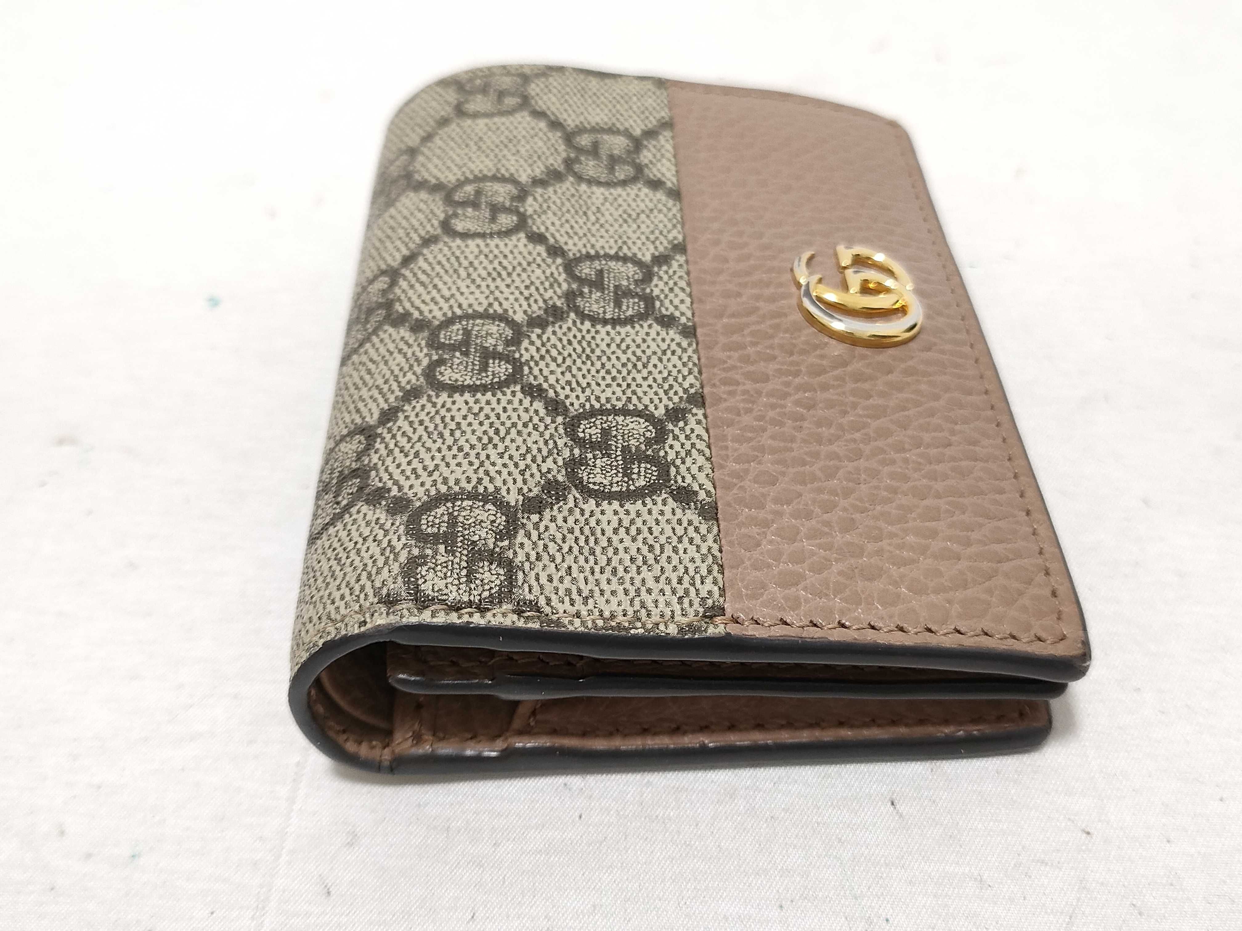 GG Supreme bi-fold wallet, GG Supreme Marmont wallet — view 5