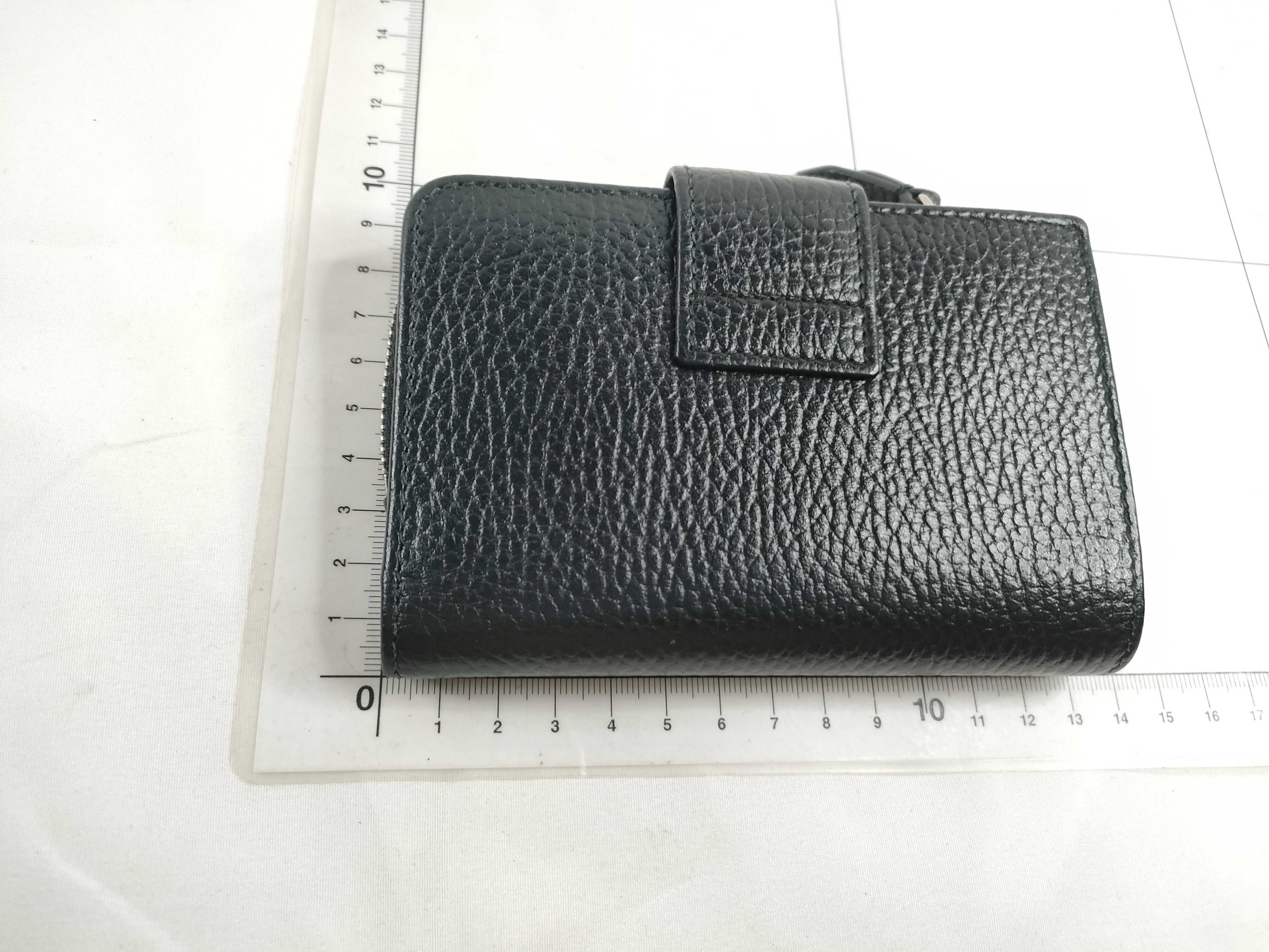 GG Marmont Compact Wallet, Leather, Black, 723685, Bi-fold Wallet — view 2