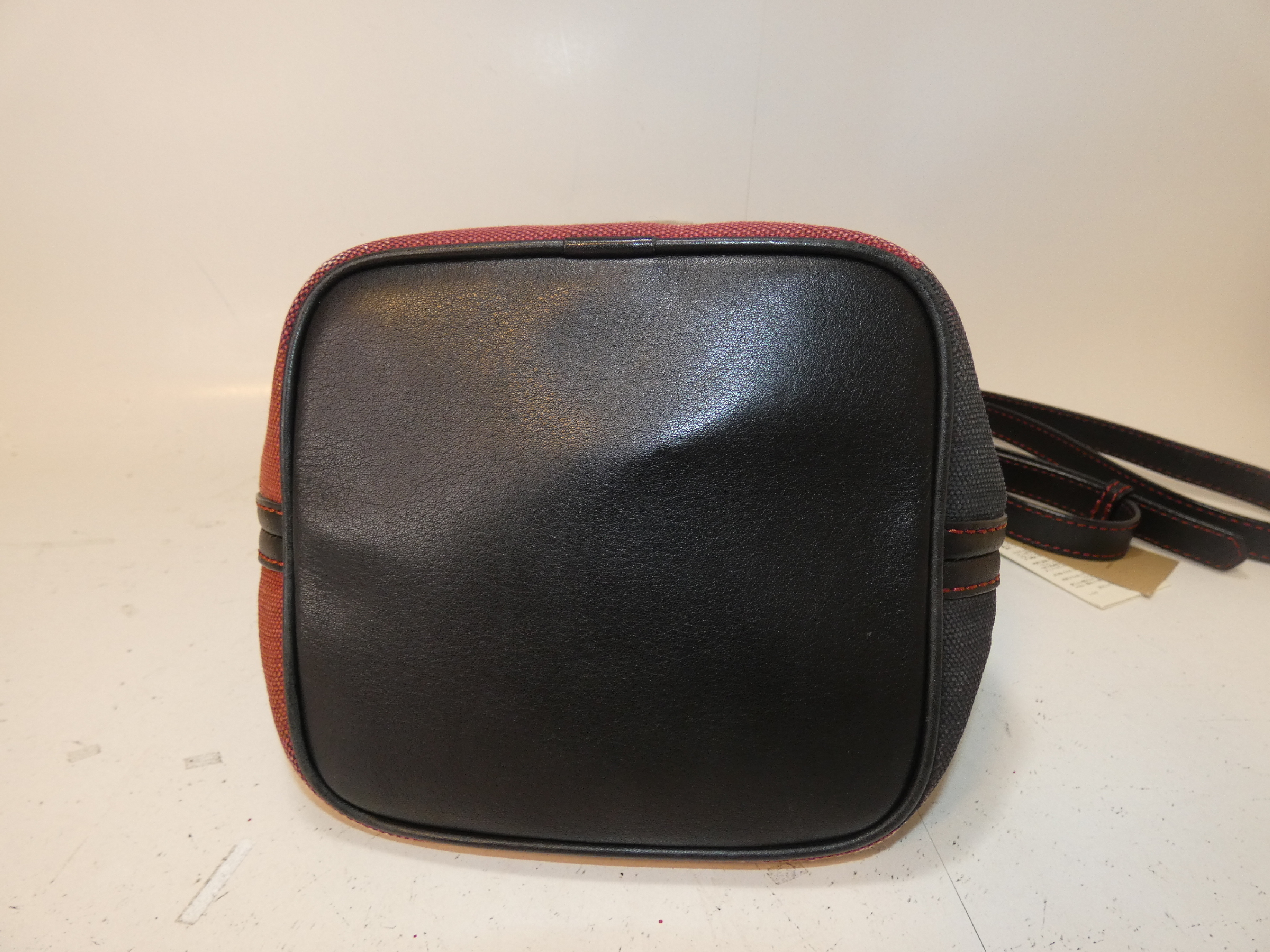 2-way Nova Check Drawstring Leather Shoulder Bag — view 5