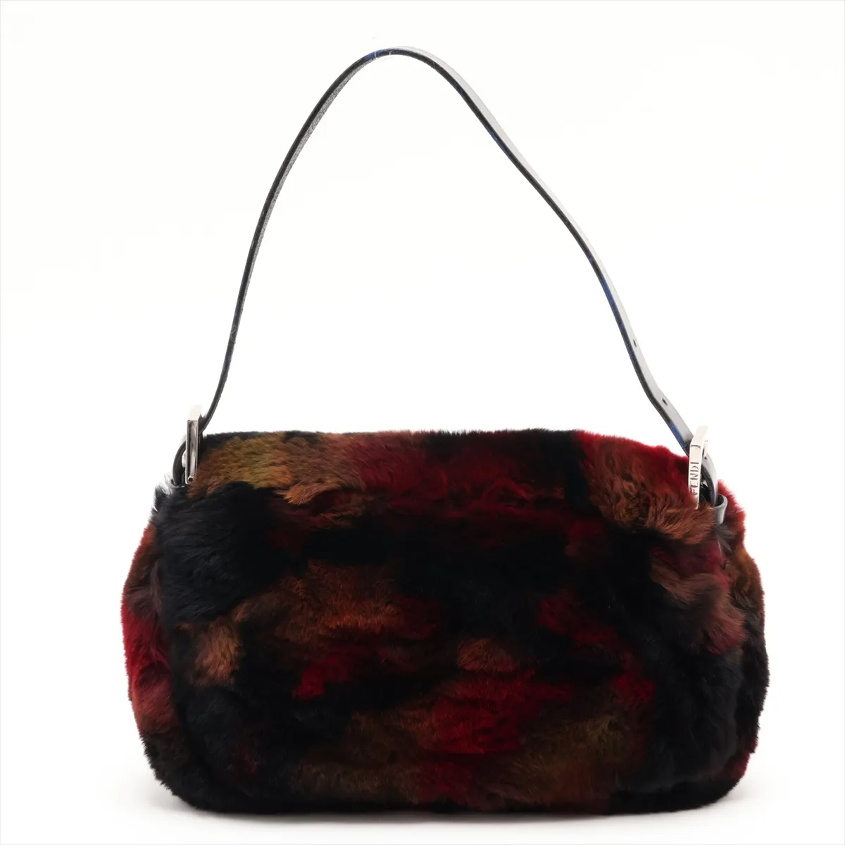 Mamma Bucket 26424 Fur x Leather Shoulder Bag, Multicolor — view 2