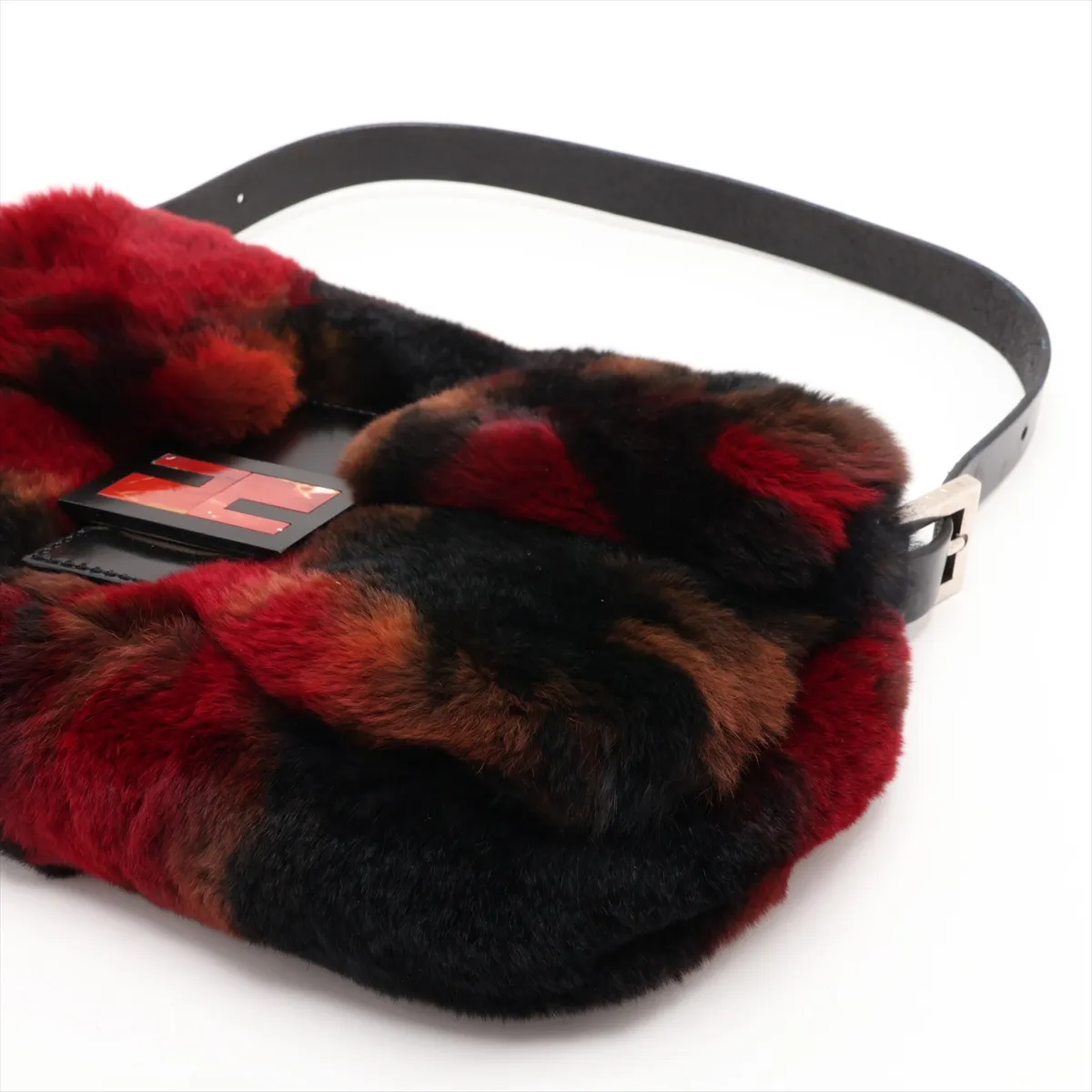 Mamma Bucket 26424 Fur x Leather Shoulder Bag, Multicolor — view 3