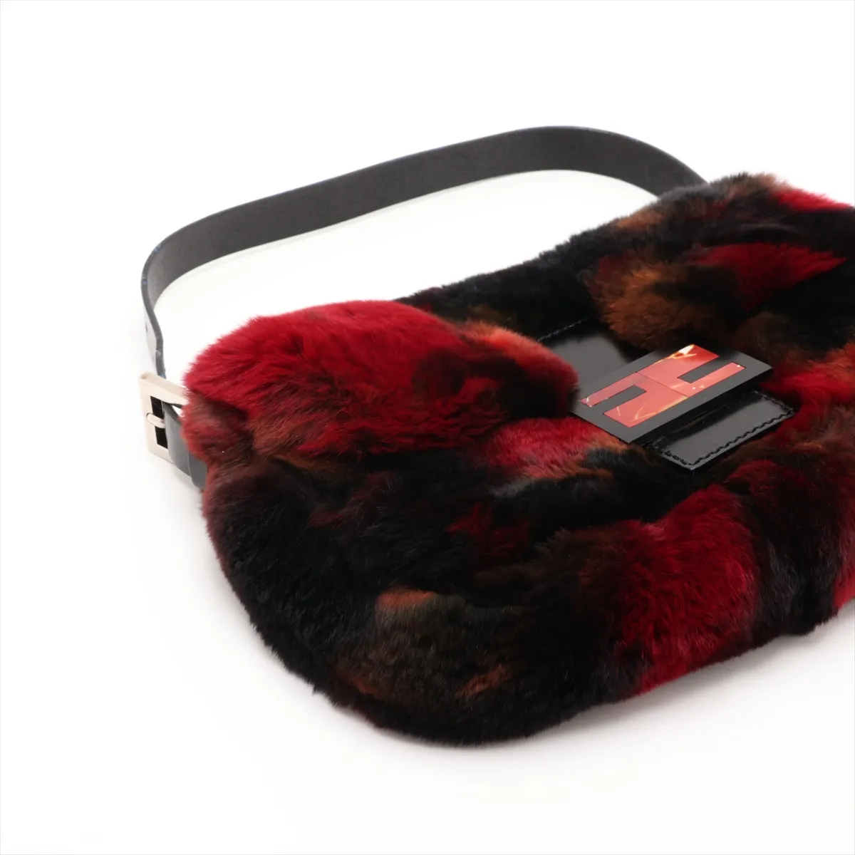 Mamma Bucket 26424 Fur x Leather Shoulder Bag, Multicolor — view 4