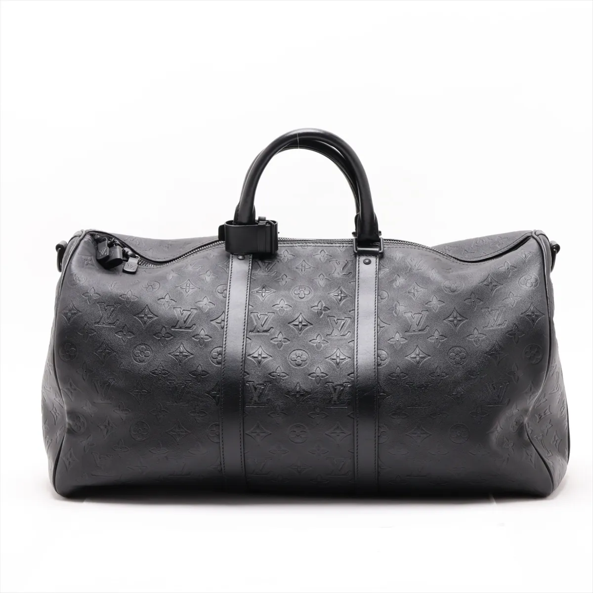 Monogram Shadow Keepall Bandoulière 50 M44810 Black (RFID detected) — view 2