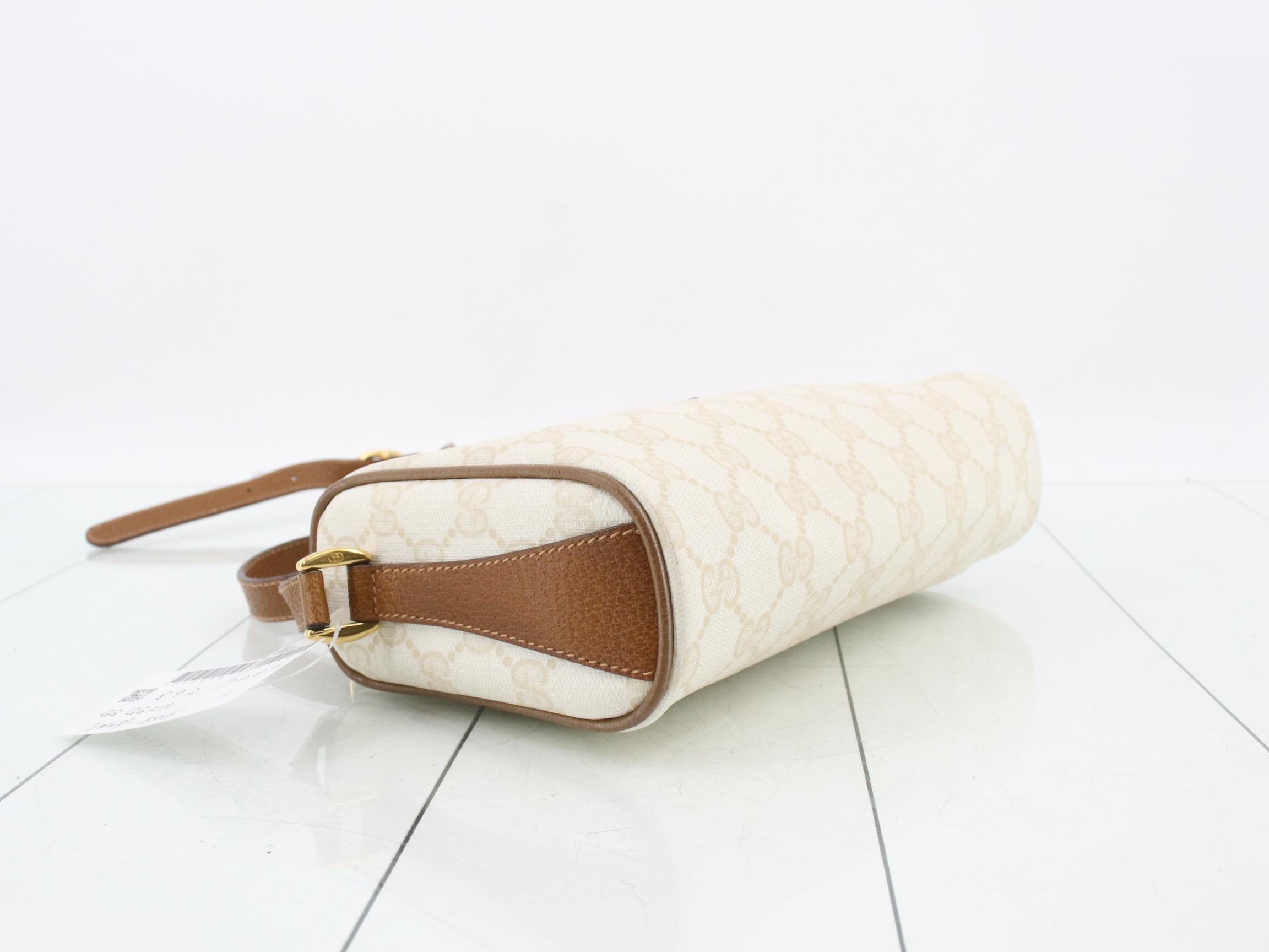 GG Supreme Shoulder Bag, White — view 5