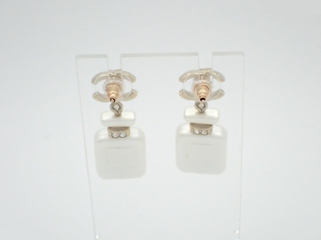 Coco Mark Gold Earrings — view 2