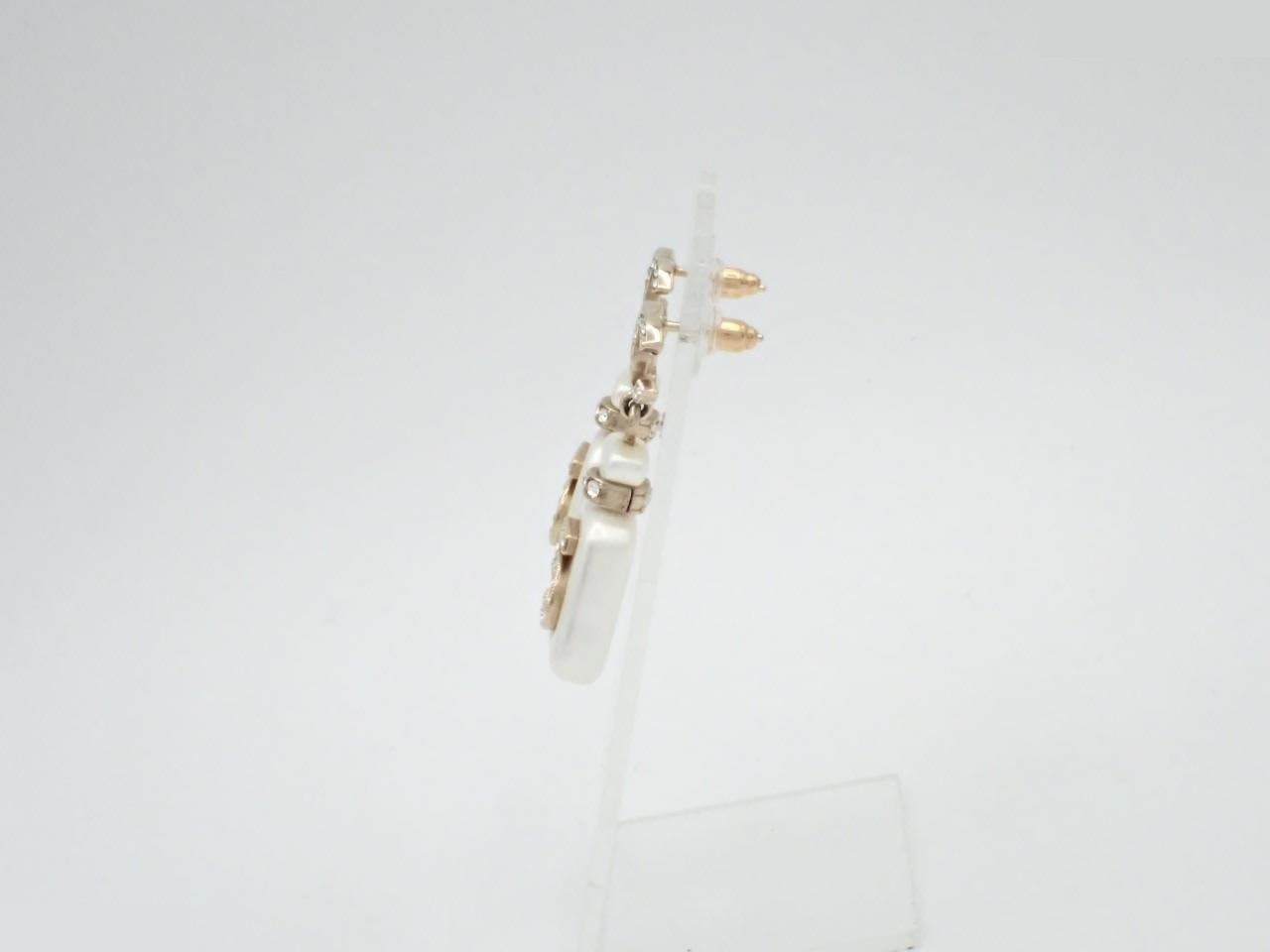Coco Mark Gold Earrings — view 3