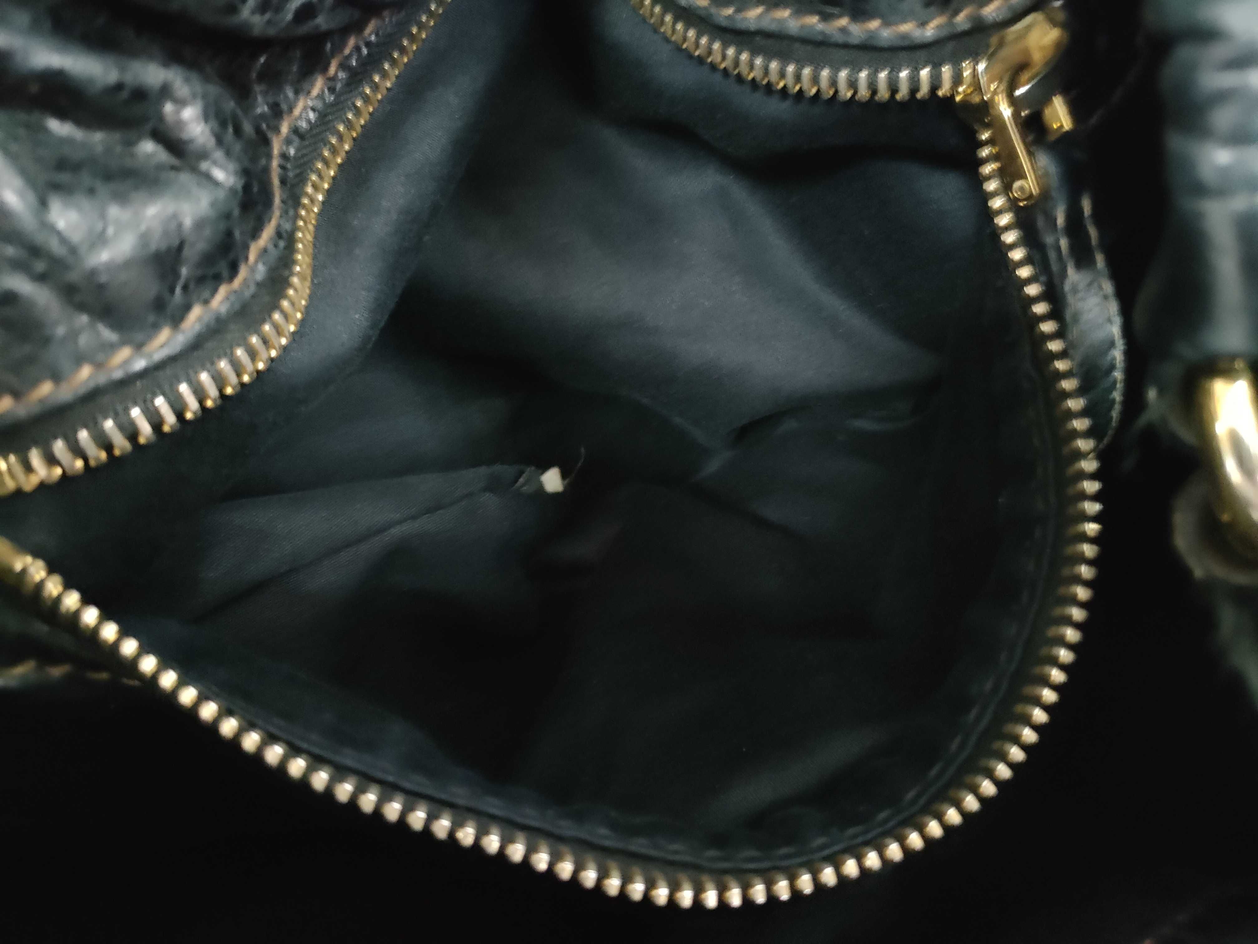2-Way Bag with Long Strap, Black Handbag — view 11