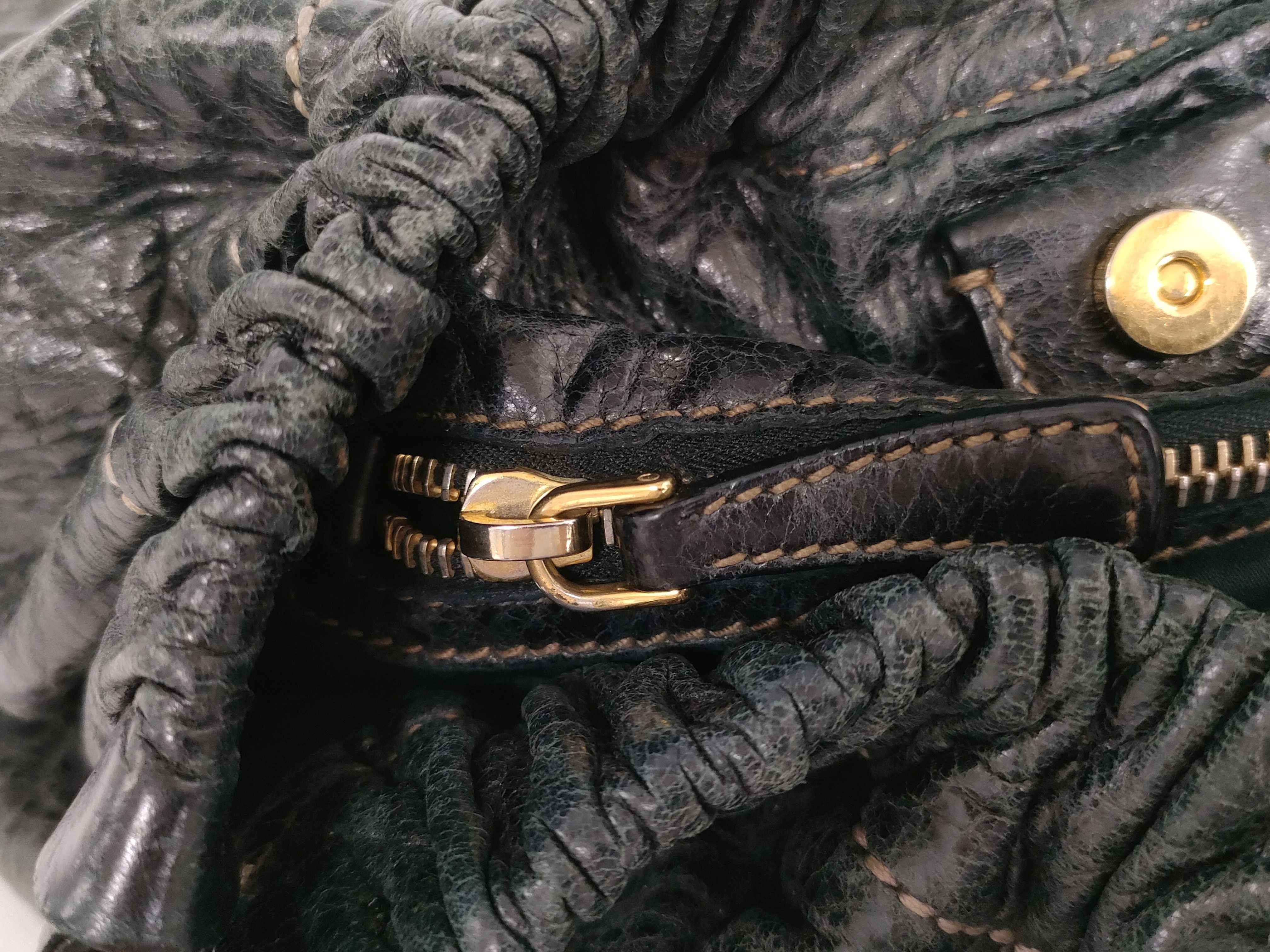 2-Way Bag with Long Strap, Black Handbag — view 13