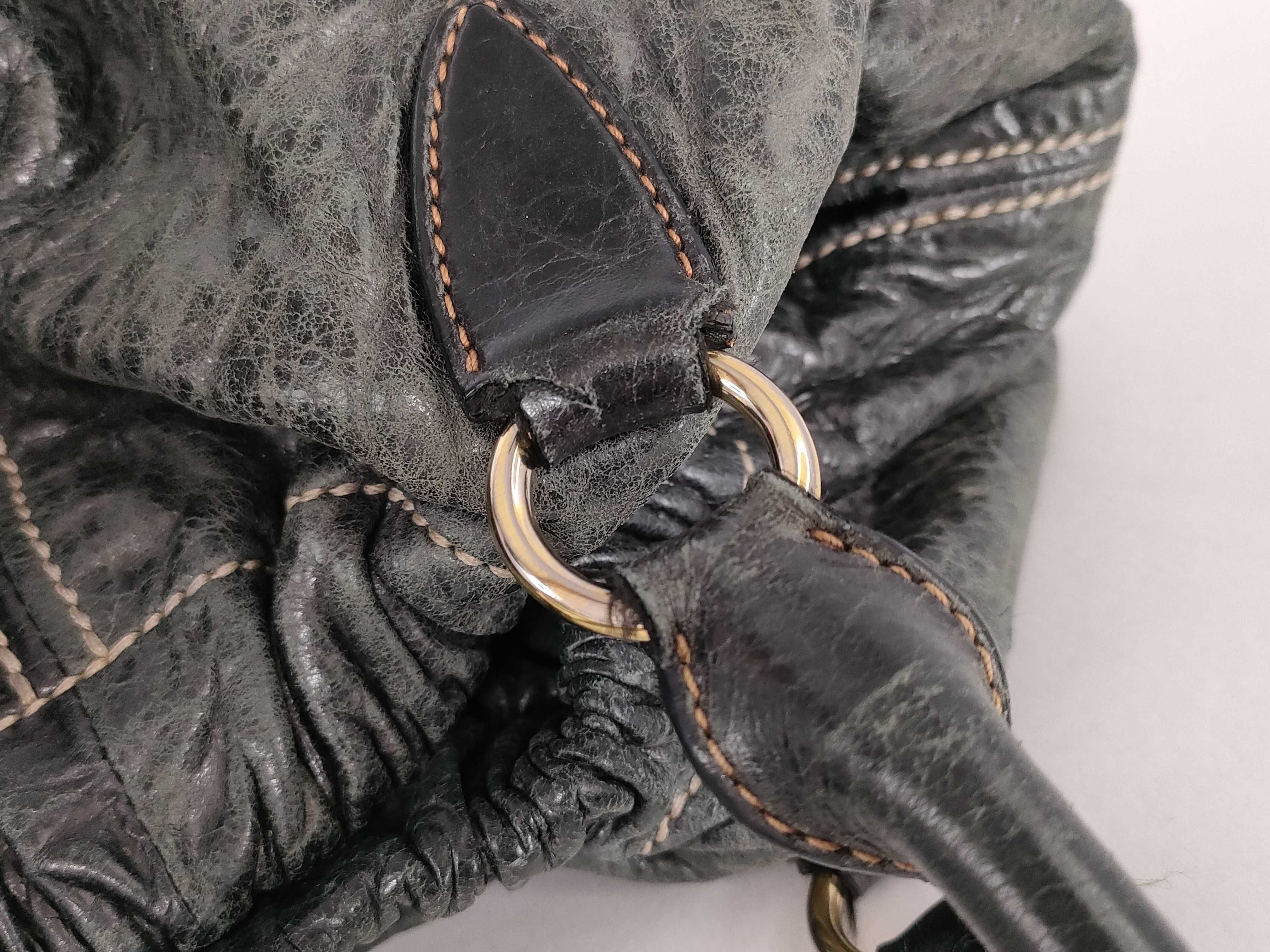 2-Way Bag with Long Strap, Black Handbag — view 5