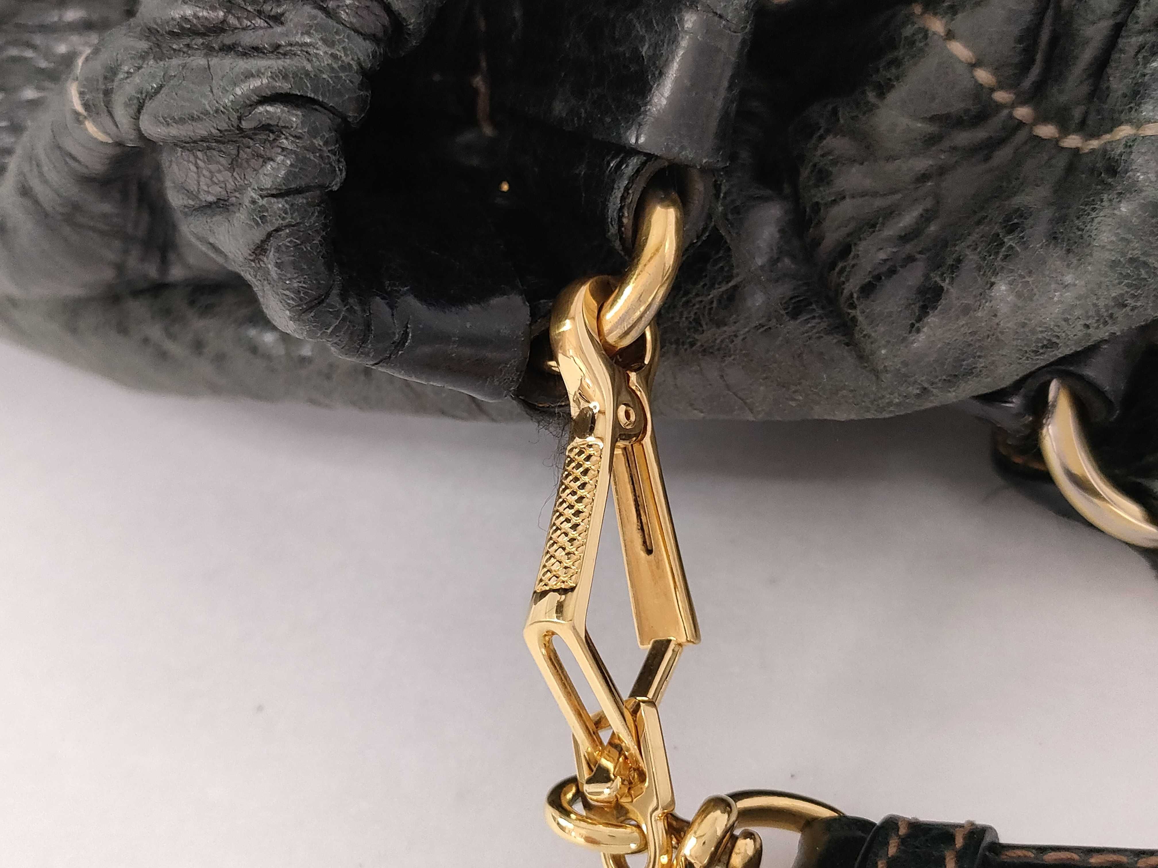 2-Way Bag with Long Strap, Black Handbag — view 7