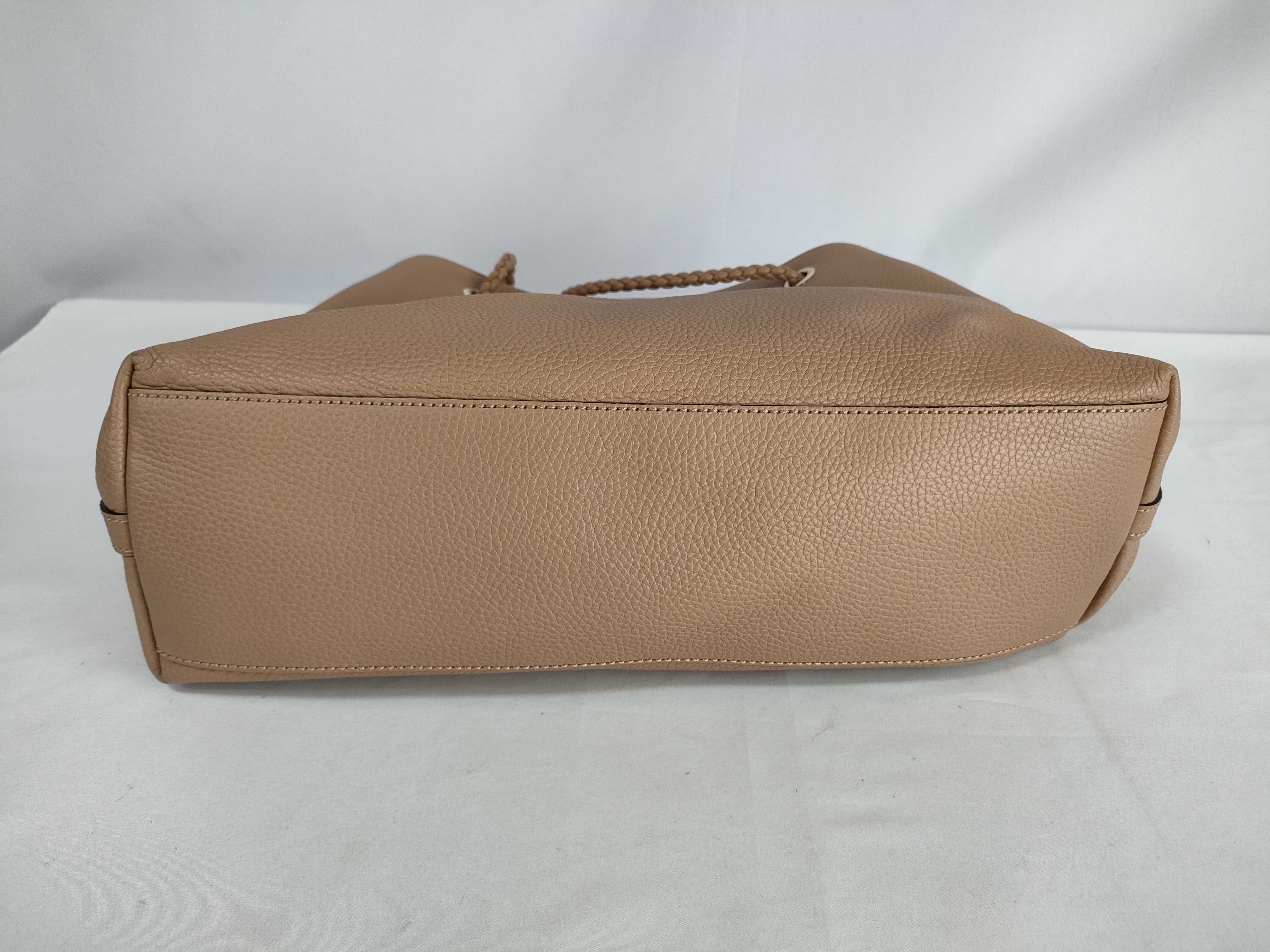 Logo Tote Bag, Beige, Outlet Item — view 8