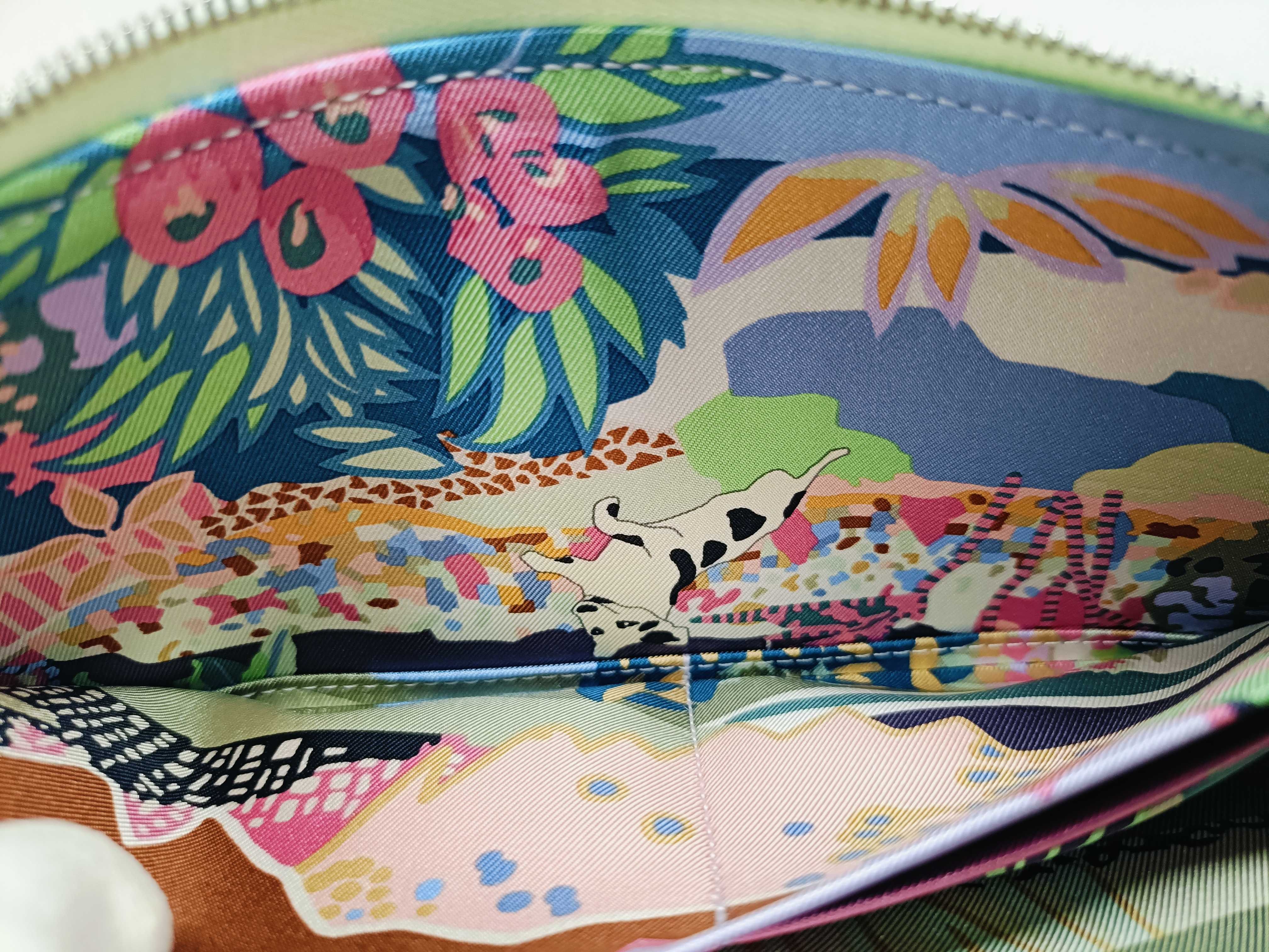 Azap Long Silk In Wallet with U-stamp and Silver Hardware — view 13
