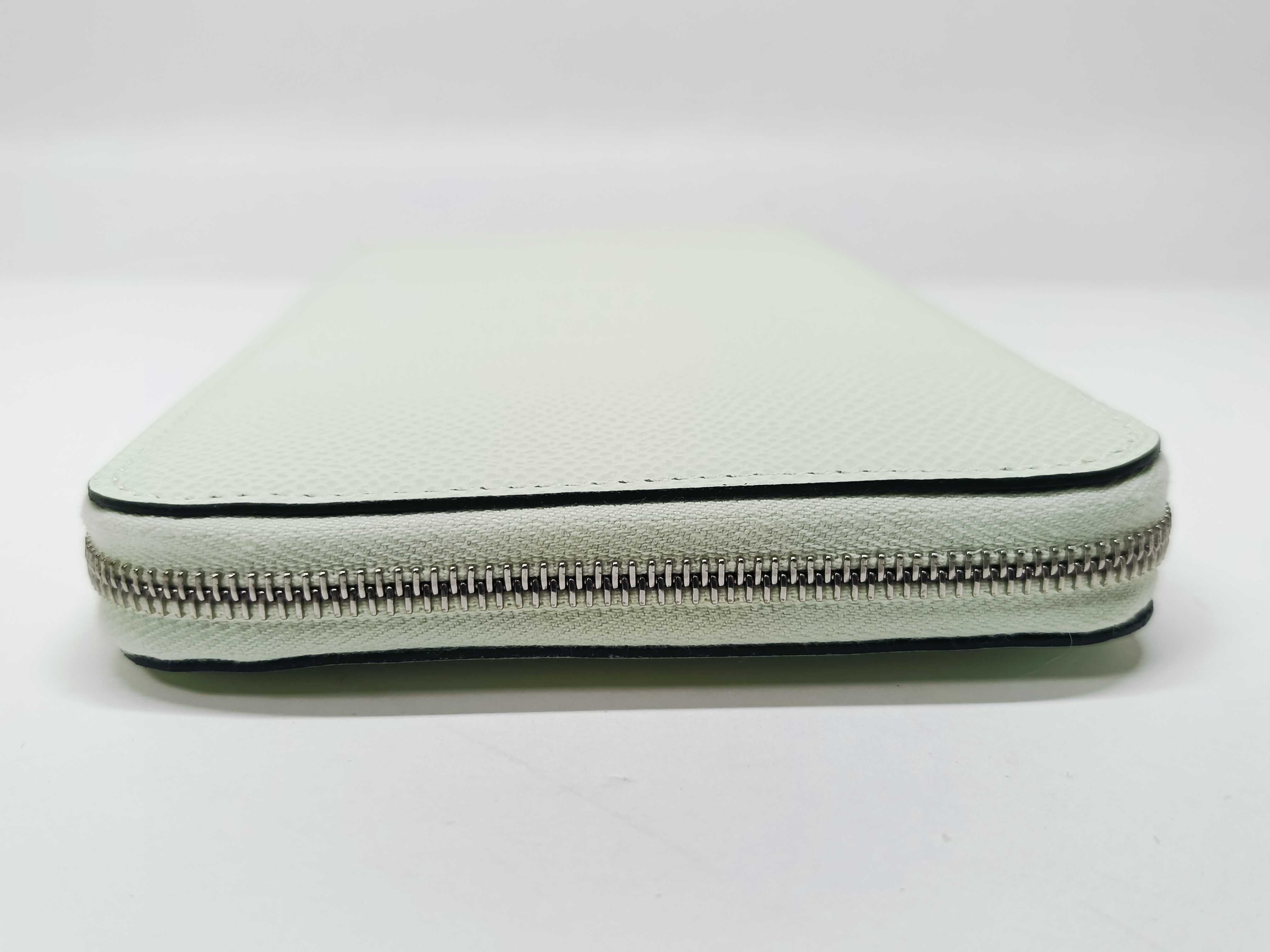 Azap Long Silk In Wallet with U-stamp and Silver Hardware — view 3