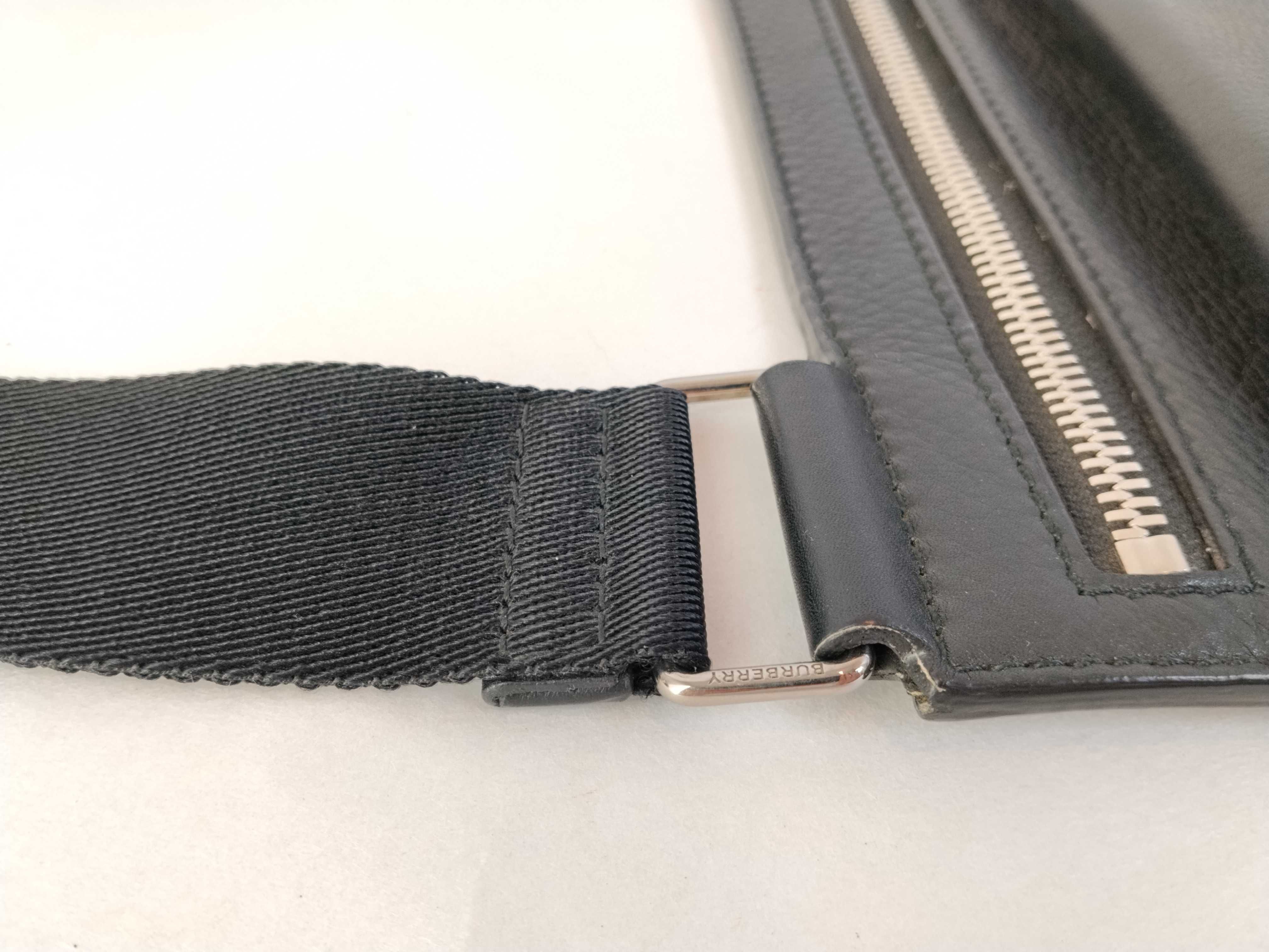 VN- Logo Leather Shoulder Bag Black — view 5