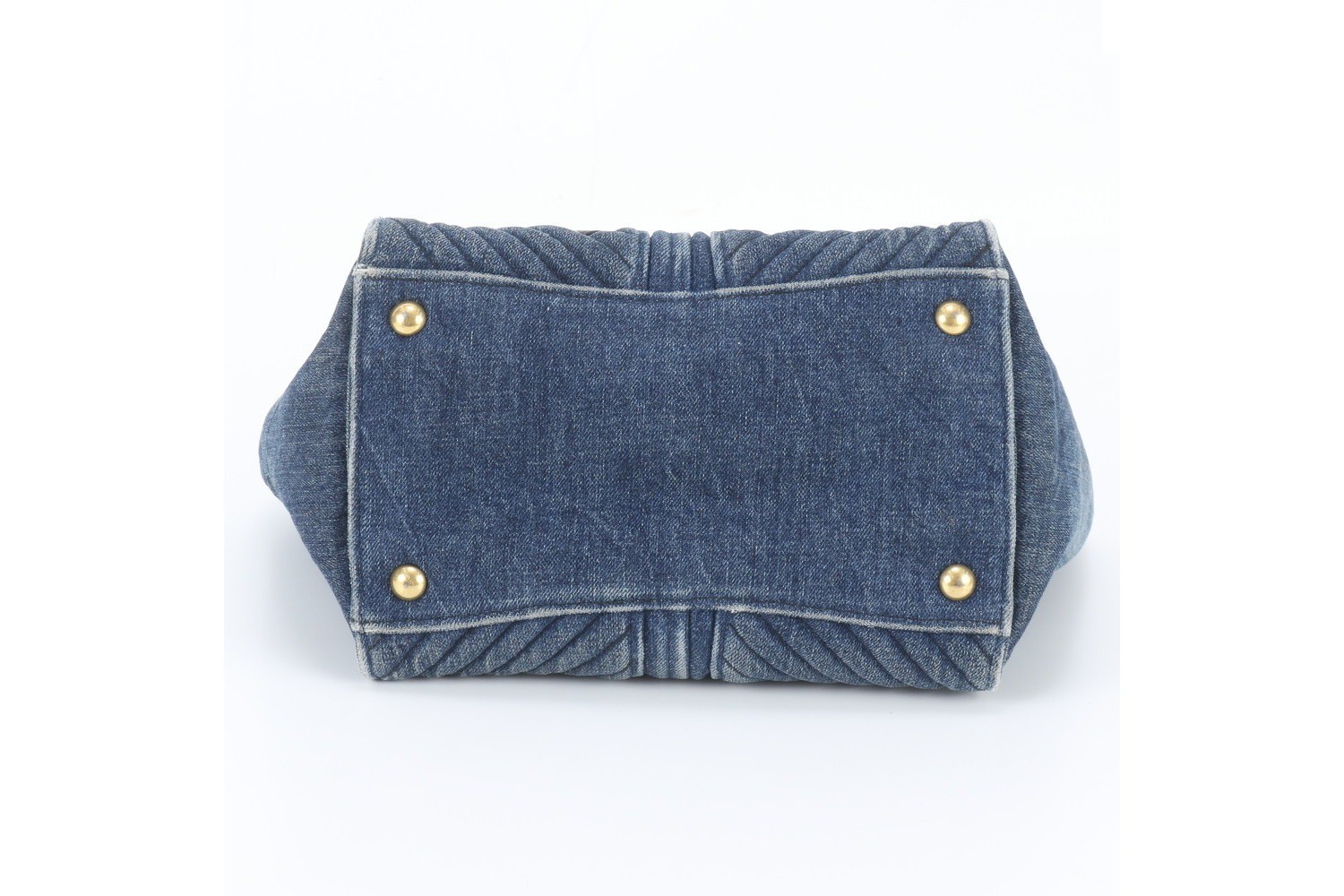 Comes with a guarantee card Denim Biker RN1032 Leather Tote Bag — view 6