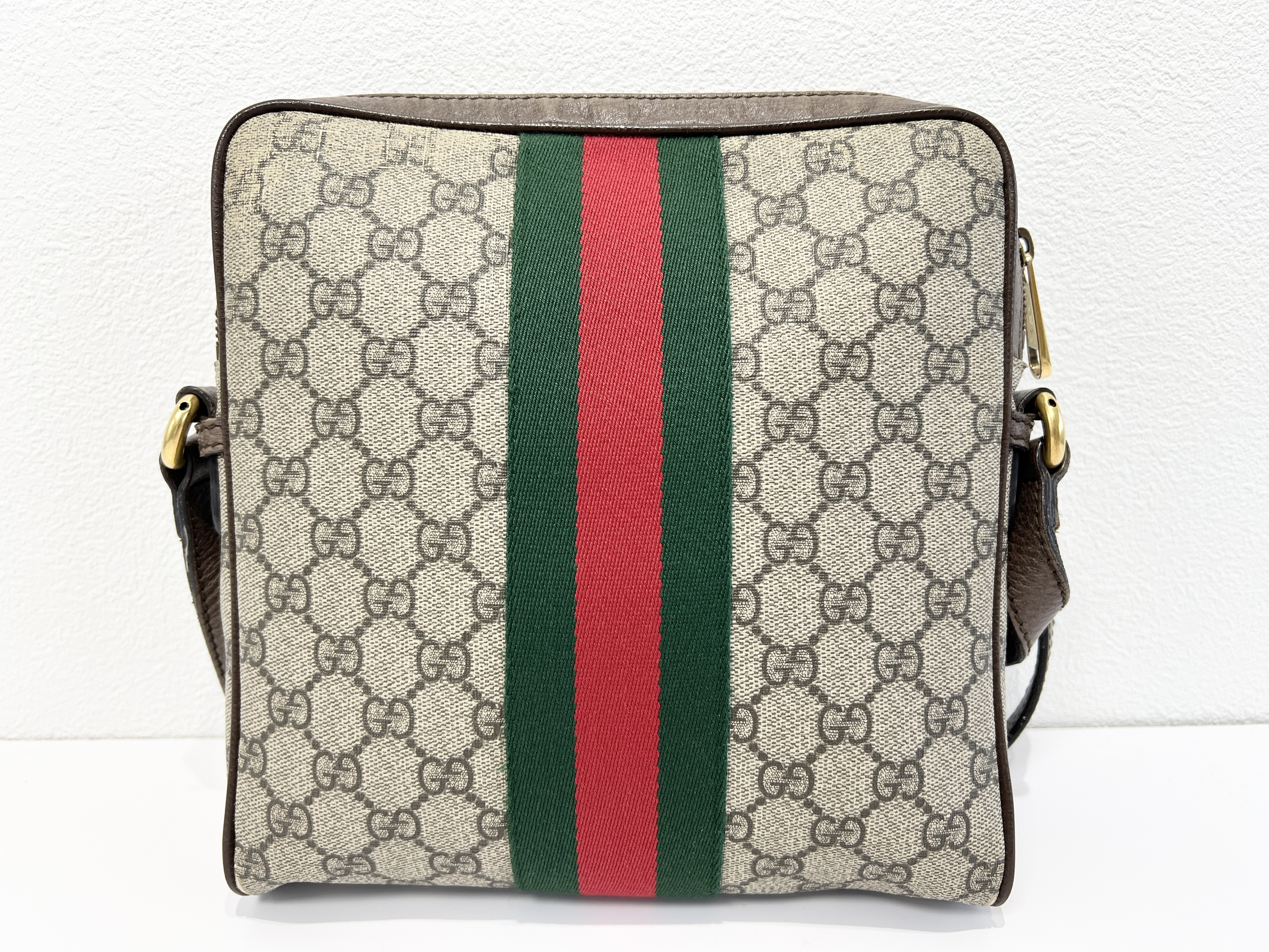 Ophidia Sherry Line GG Supreme Leather Shoulder Bag, One-Choice Messenger Shoulder Bag — view 2