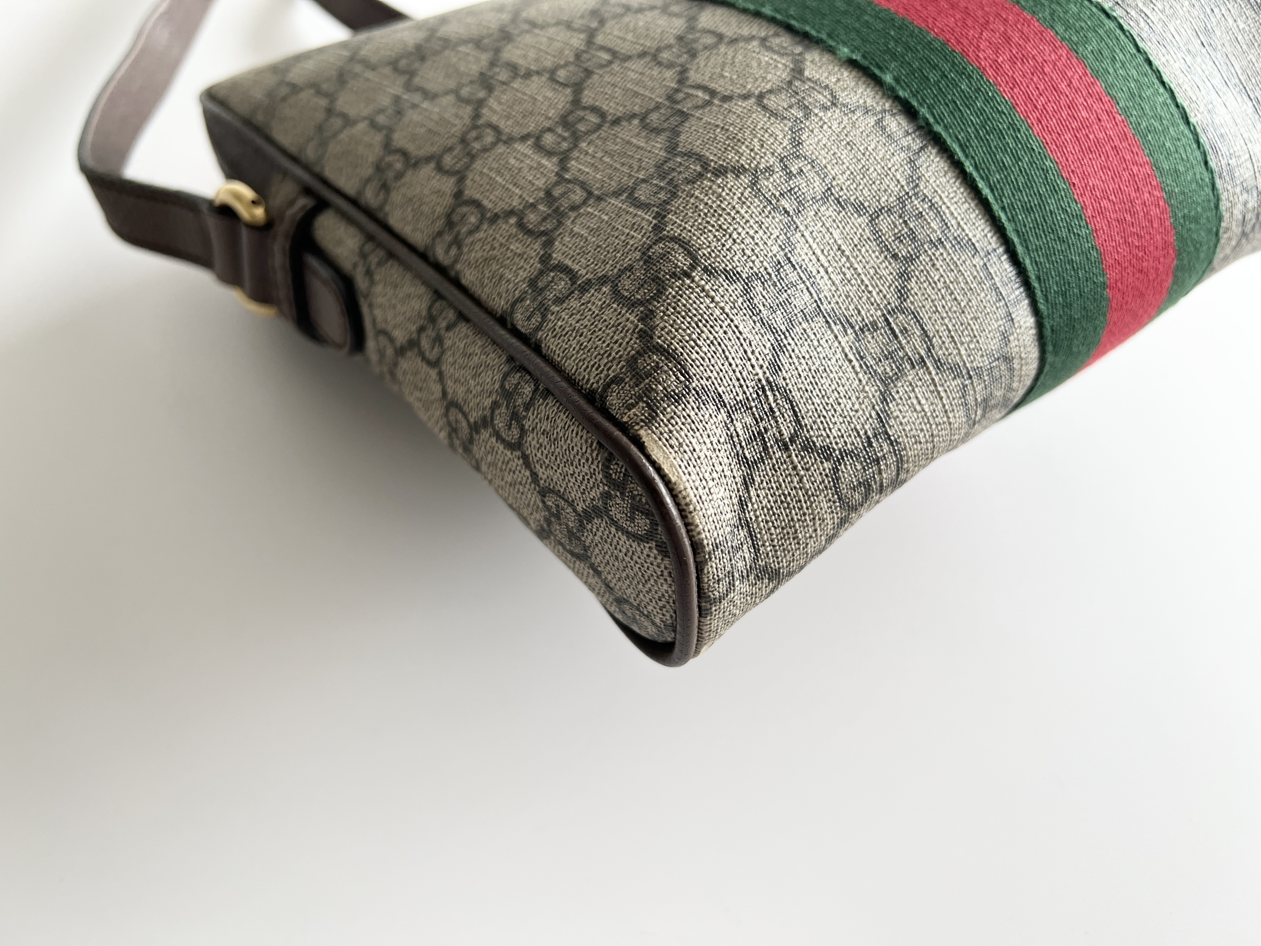 Ophidia Sherry Line GG Supreme Leather Shoulder Bag, One-Choice Messenger Shoulder Bag — view 13